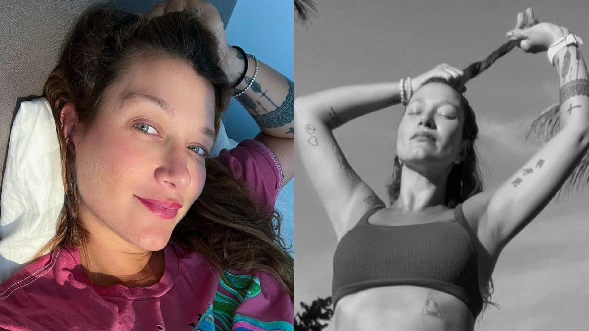Gabriela Pugliese exibe barrigão de sete meses: ”Meu mundo todo em mim”