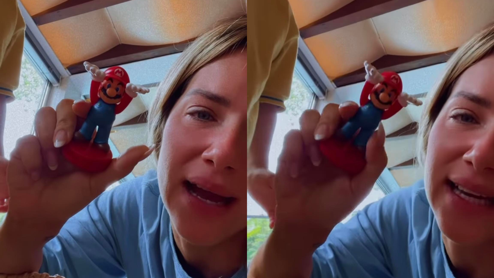 Giovanna Ewbank cai na gargalhada com confusão do filho entre Bruno Gagliasso e Mario Bros