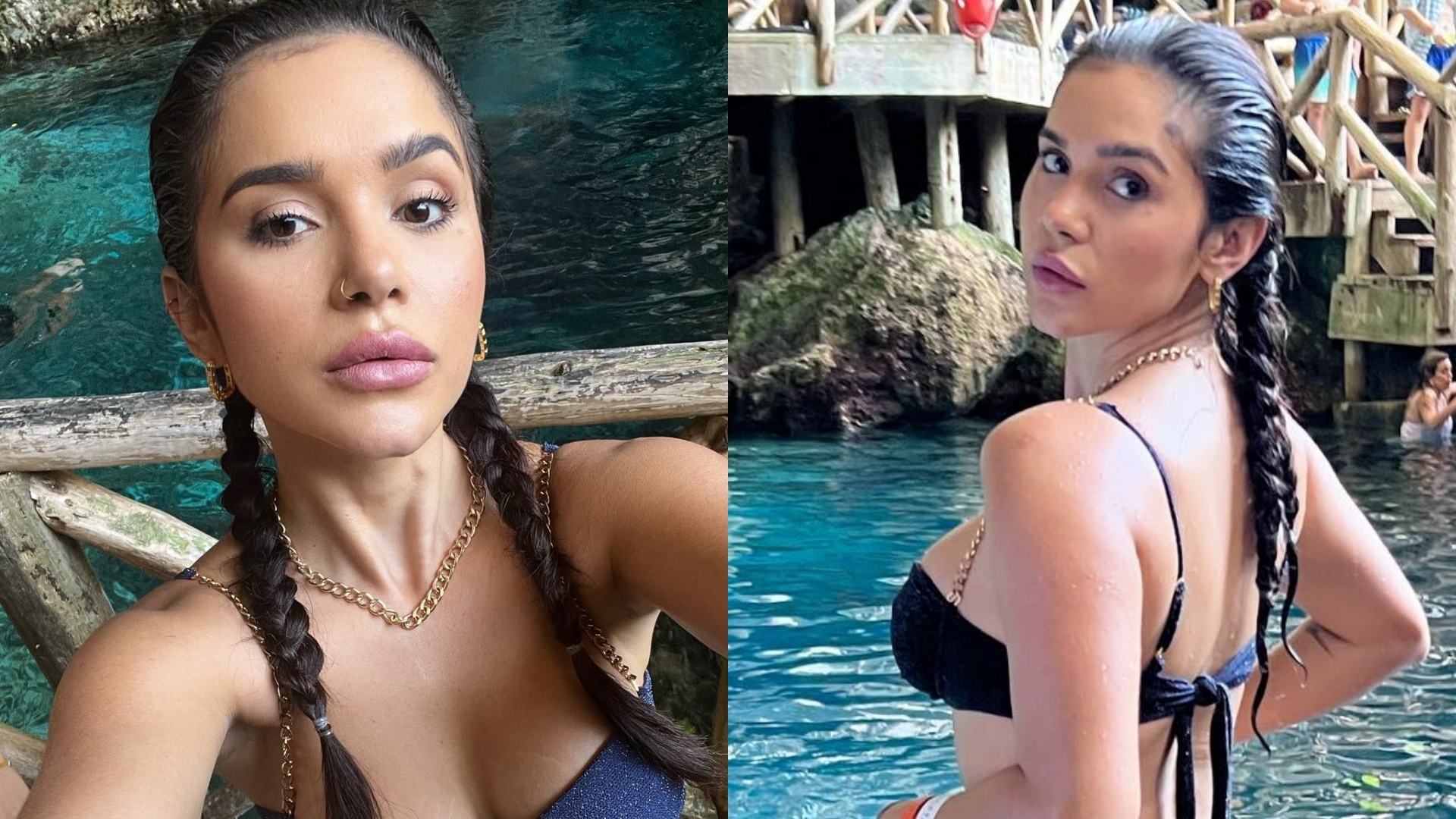 Gizelly Bicalho impressiona ao mostrar corpão em cliques de biquíni: “Belíssima”