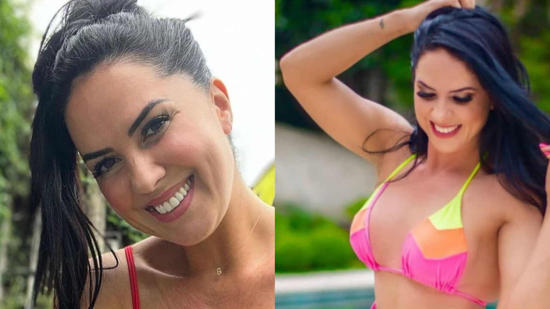 De biquíni, Graciele Lacerda deixa corpaço à mostra e acaba revelando seu peso