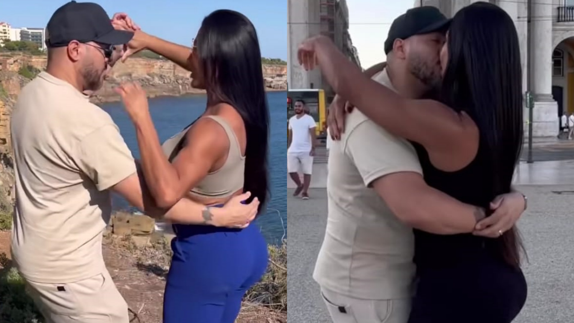 Gracyanne Barbosa e Belo dançam em clima de romance durante viagem: “Momentos felizes”
