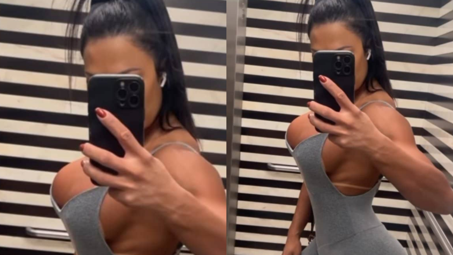 Sem calcinha, Gracyanne Barbosa deixa corpaço estourando em macacão justíssimo