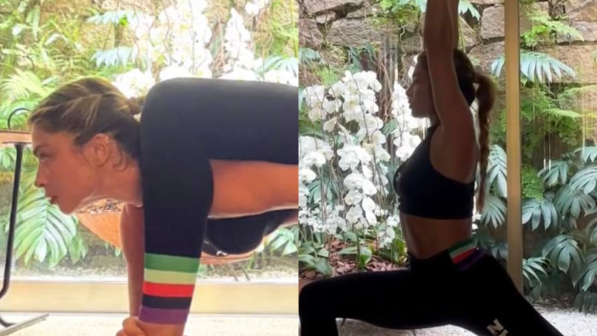 Grazi Massafera dá show de flexibilidade no yoga e impressiona: ”Inspiração”
