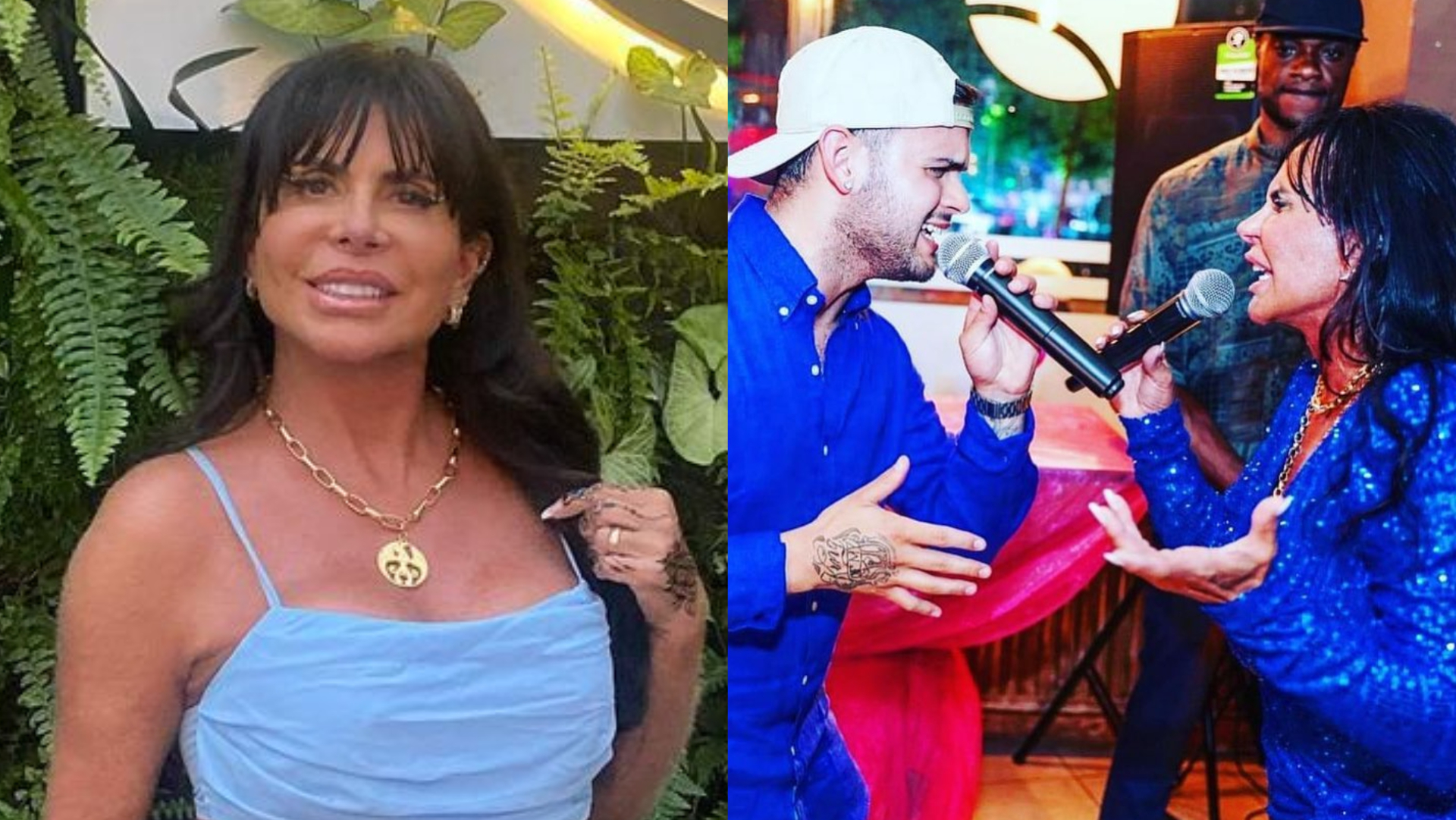 Gretchen homenageia o herdeiro, Gabriel, e filho falecido: ”Parceirinho desde que nasceu”