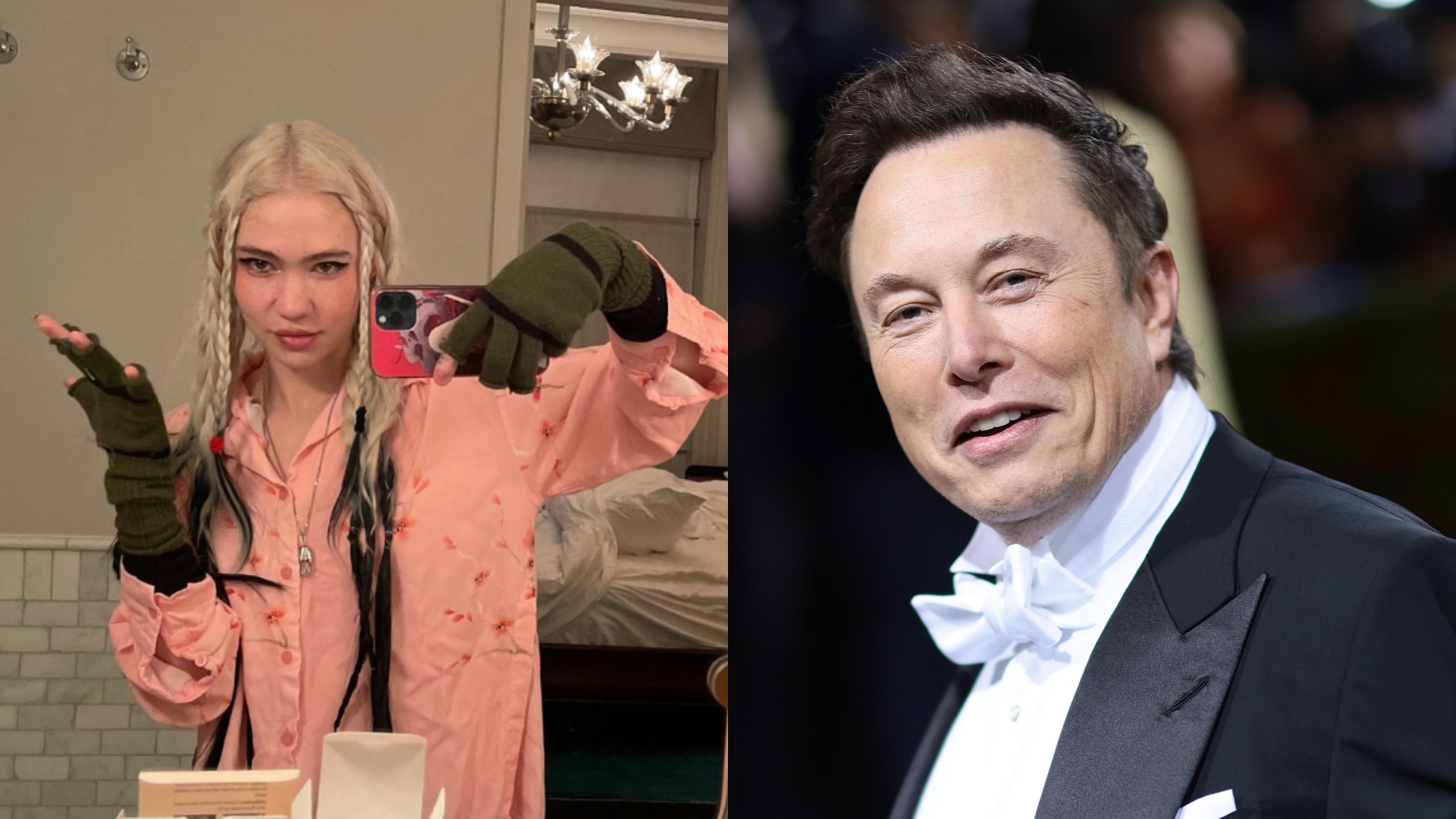 Grimes mostra foto rara de filha com o bilionário Elon Musk
