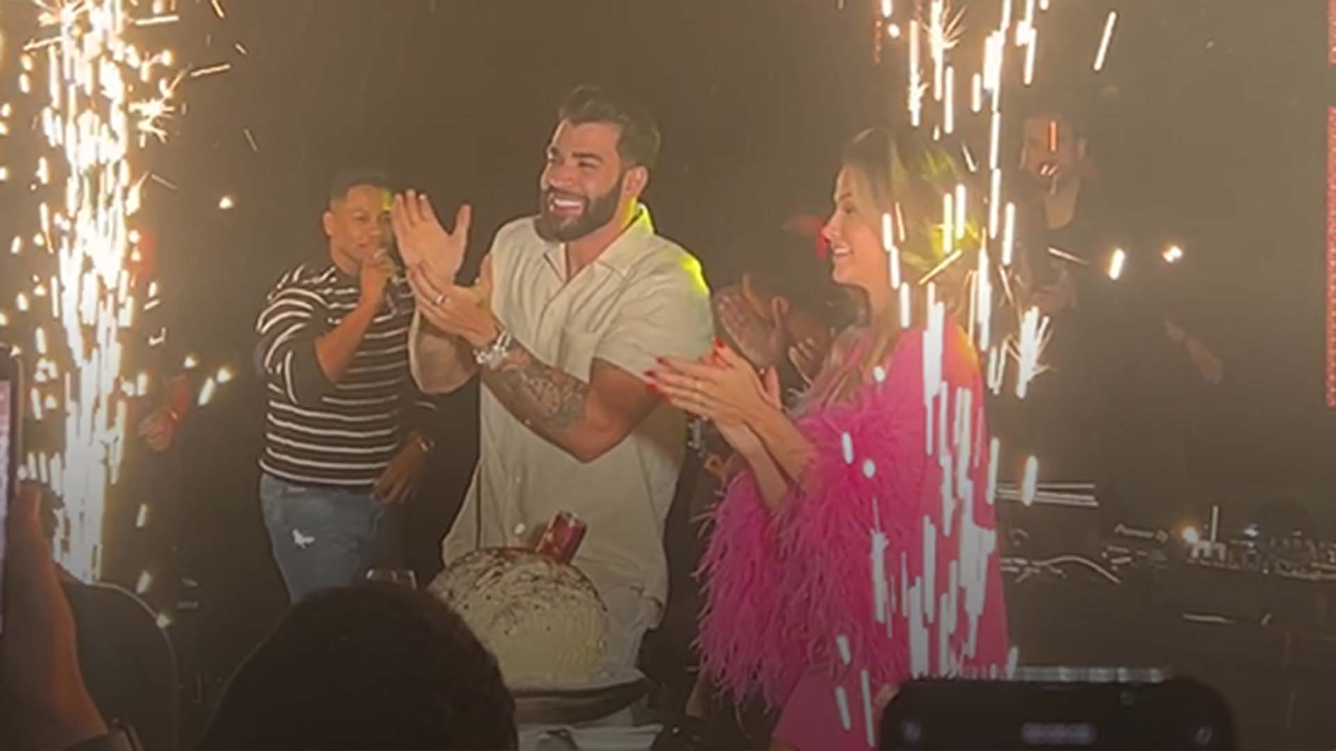 Gusttavo Lima celebra seu aniversário com festa luxuosa em Goiânia