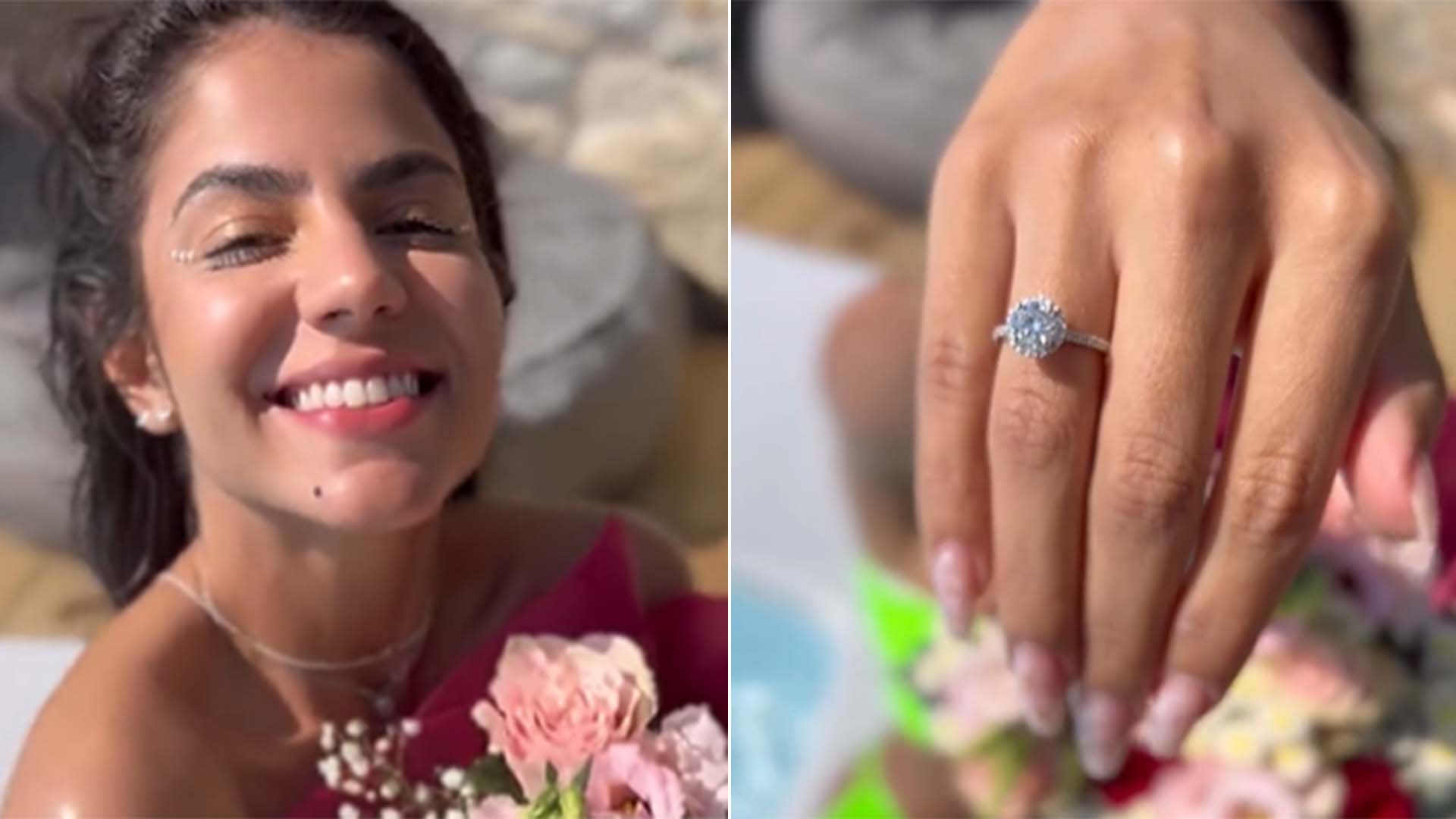 Ex-BBB Hariany Almeida anuncia que ficou noiva do DJ Netto