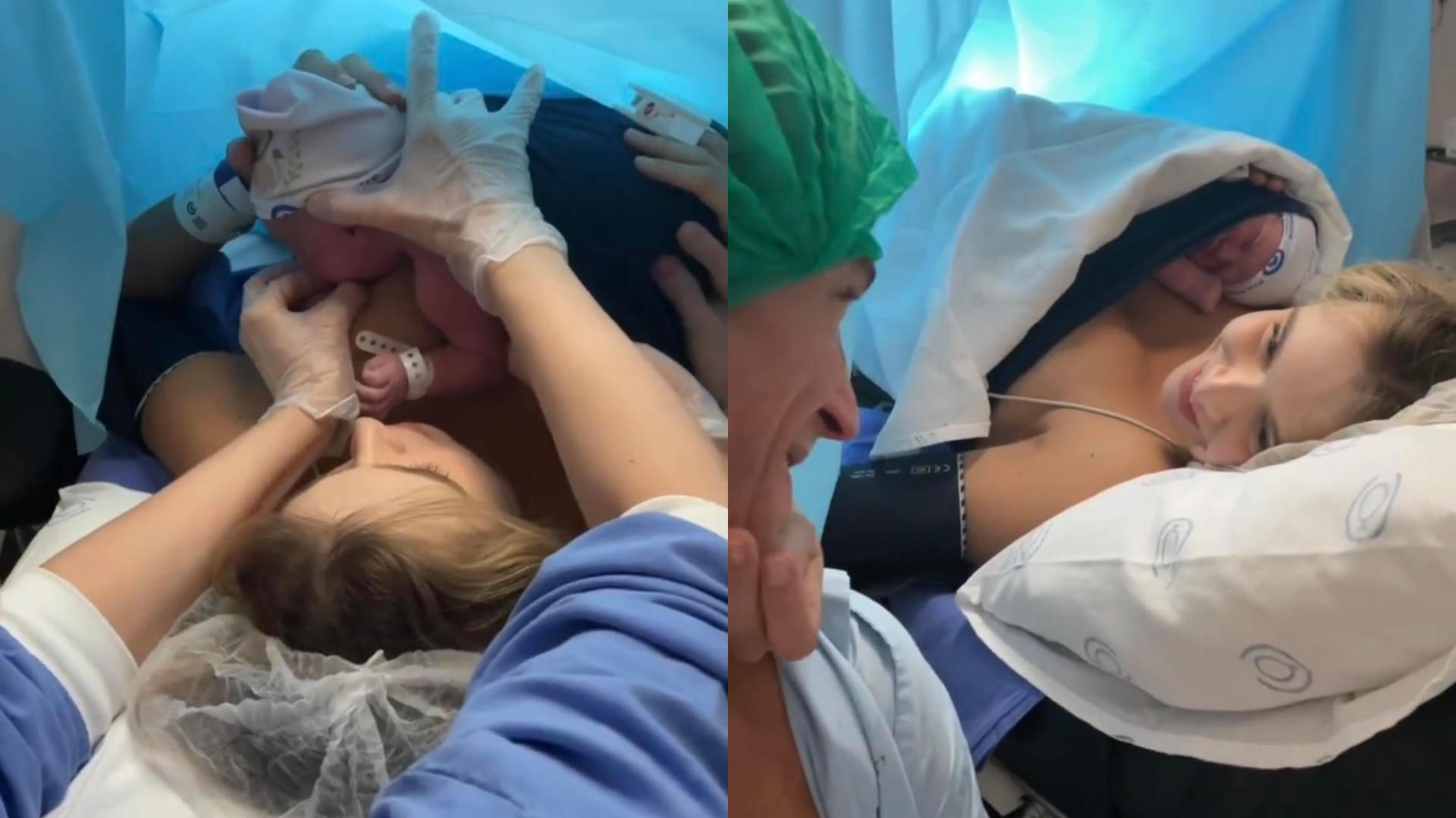 Isabella Scherer relembra imagens dos primeiros momentos de vida dos filhos: ”TBT”
