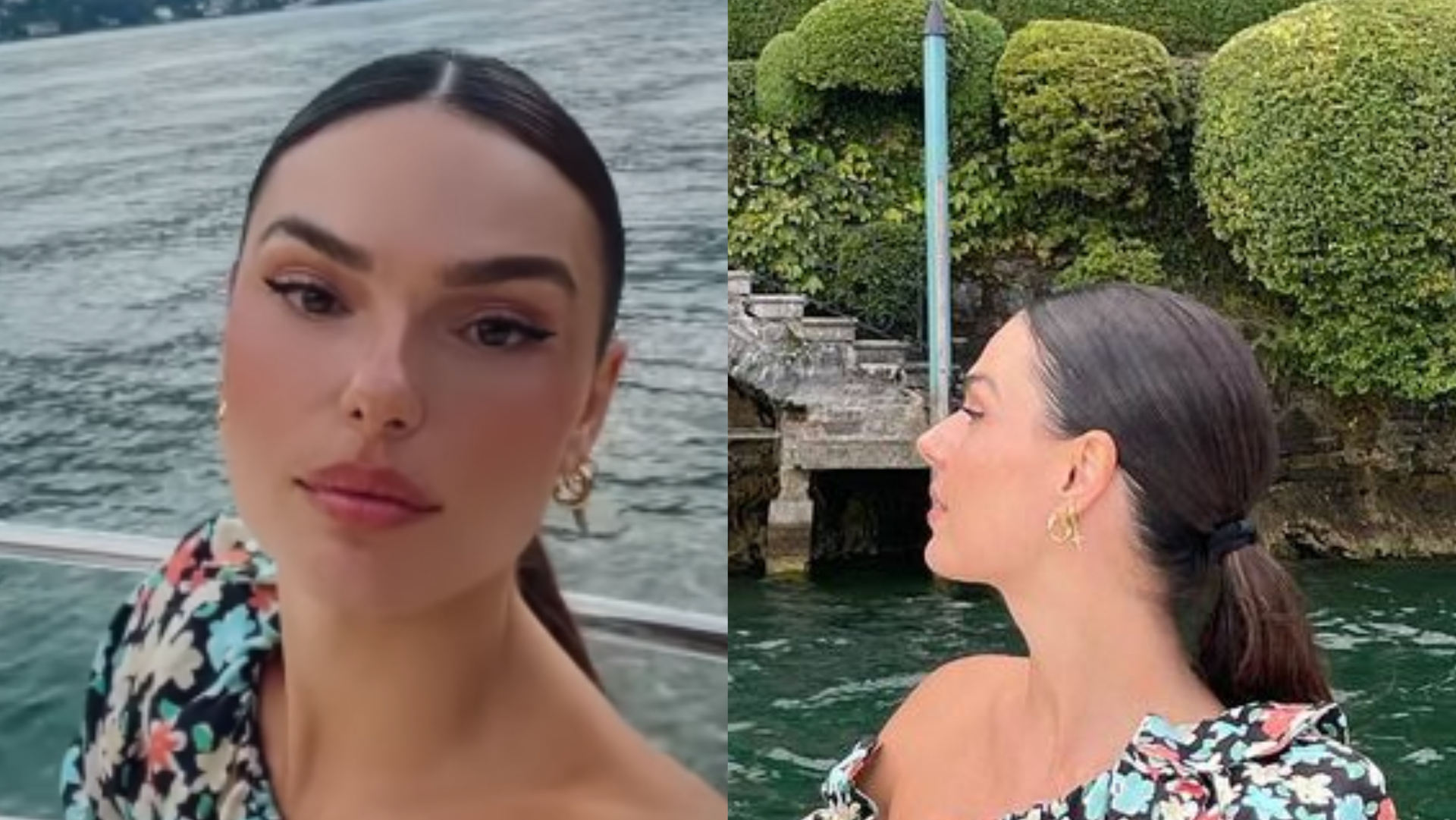 De vestido florido curtinho, Isis Valverde abre novo álbum de fotos na Itália: ”Deusa”