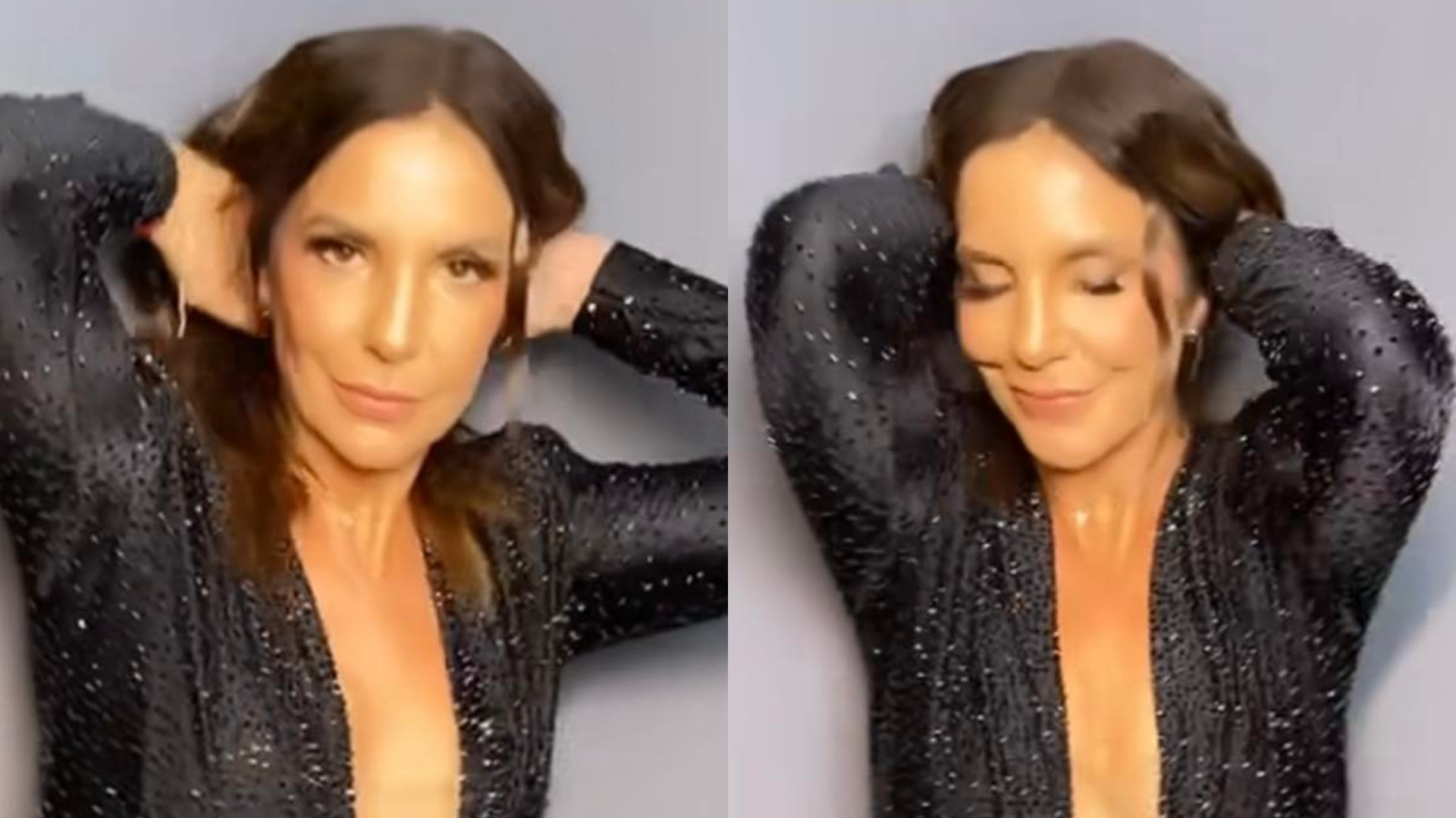 Com decote no limite, Ivete Sangalo ostenta o corpaço em macacão justo