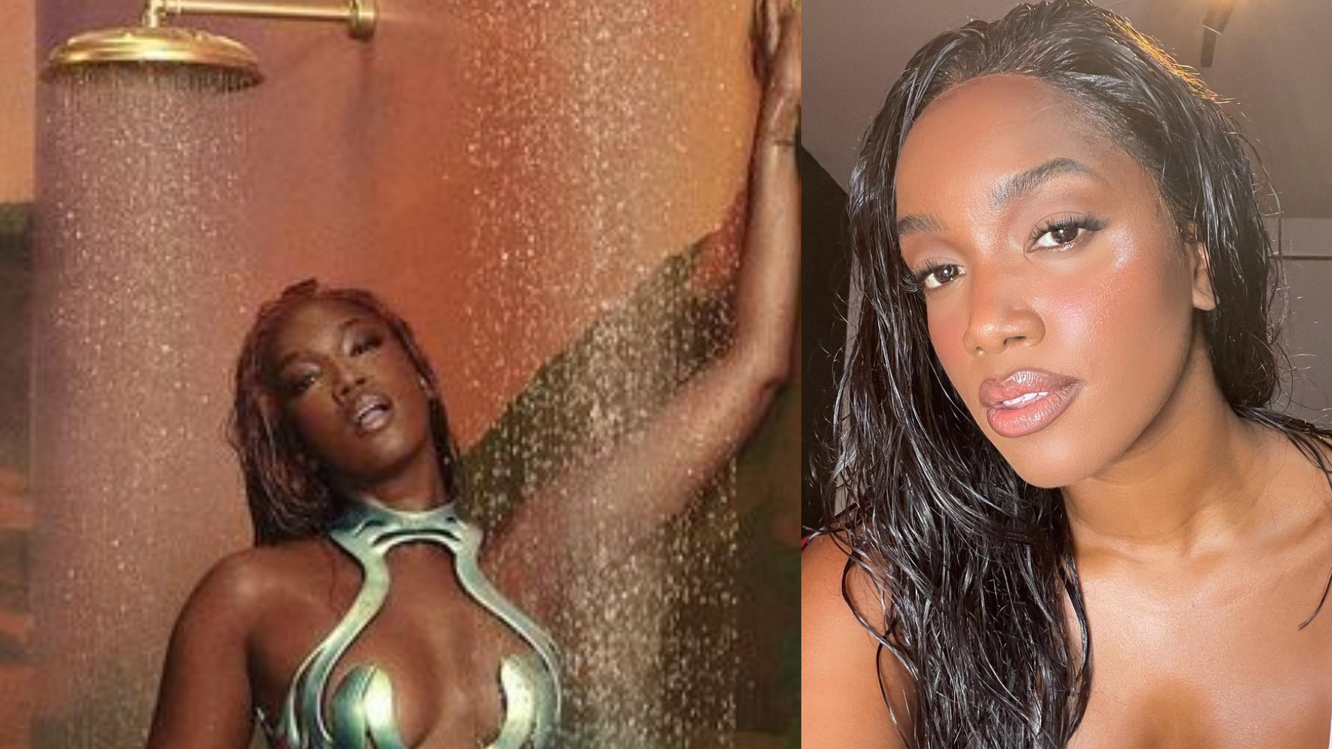 Iza exibe corpo escultural em biquíni metálico: ”Um espetáculo de mulher”