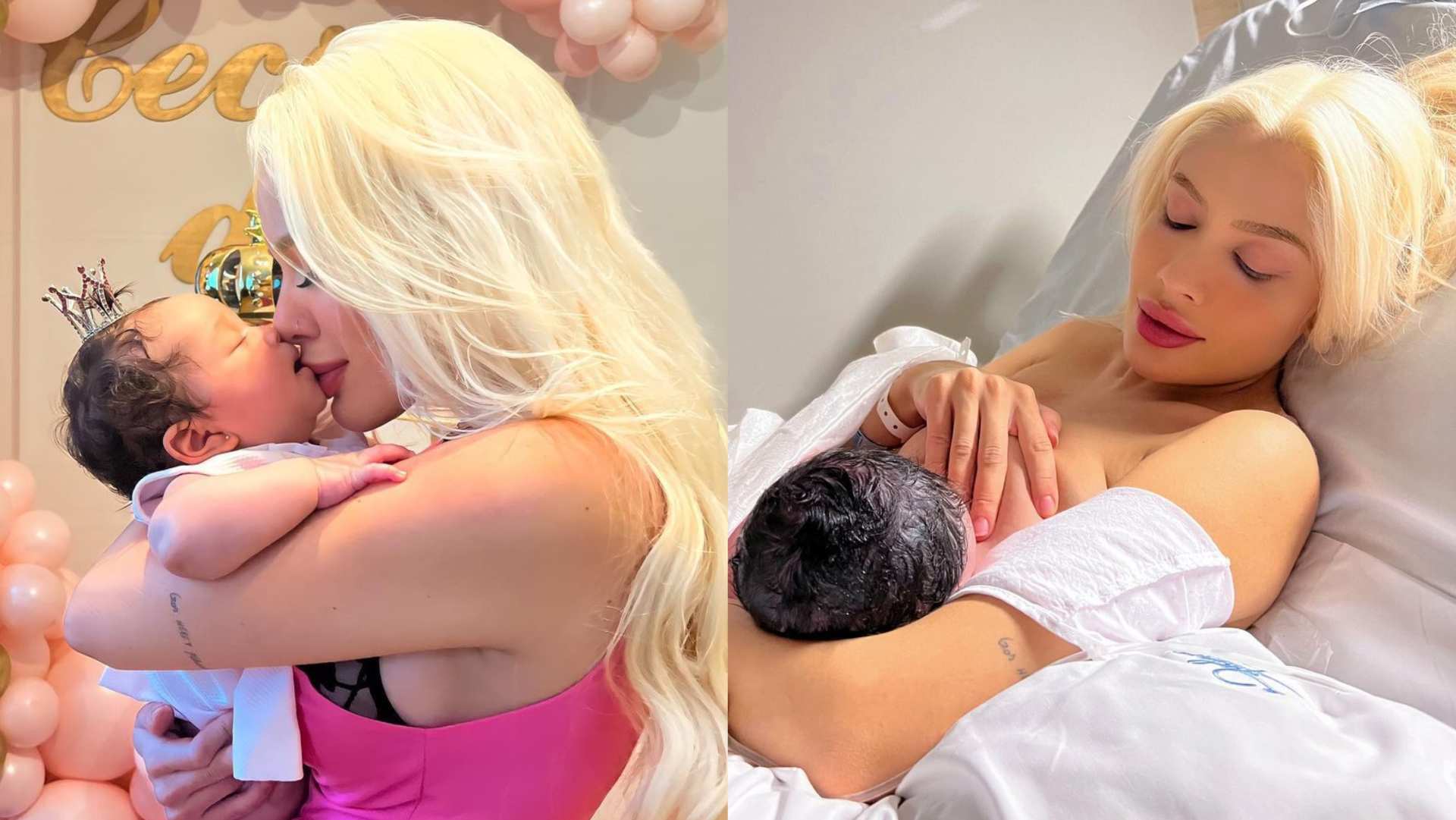 Karoline Lima faz tatuagem em homenagem à filha com Éder Militão: ”Para o meu grande amor”
