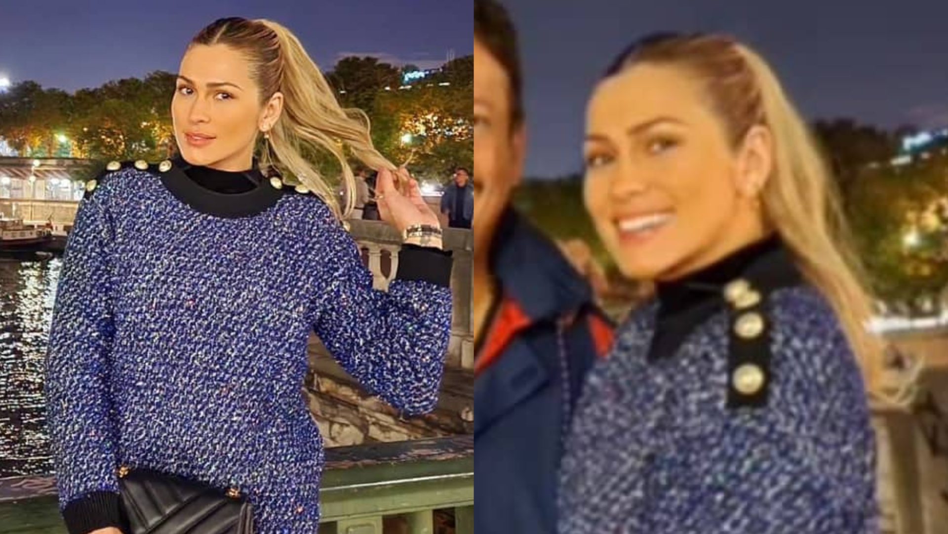 Em Paris, namorado de Lívia Andrade surge coladinho com a loira em foto rara