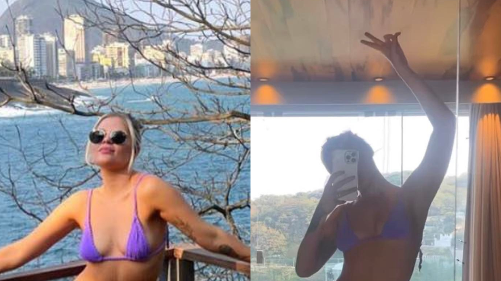 De biquíni fio dental, Luísa Sonza rouba a cena ao exibir bumbum em fotos: ”Monumento”