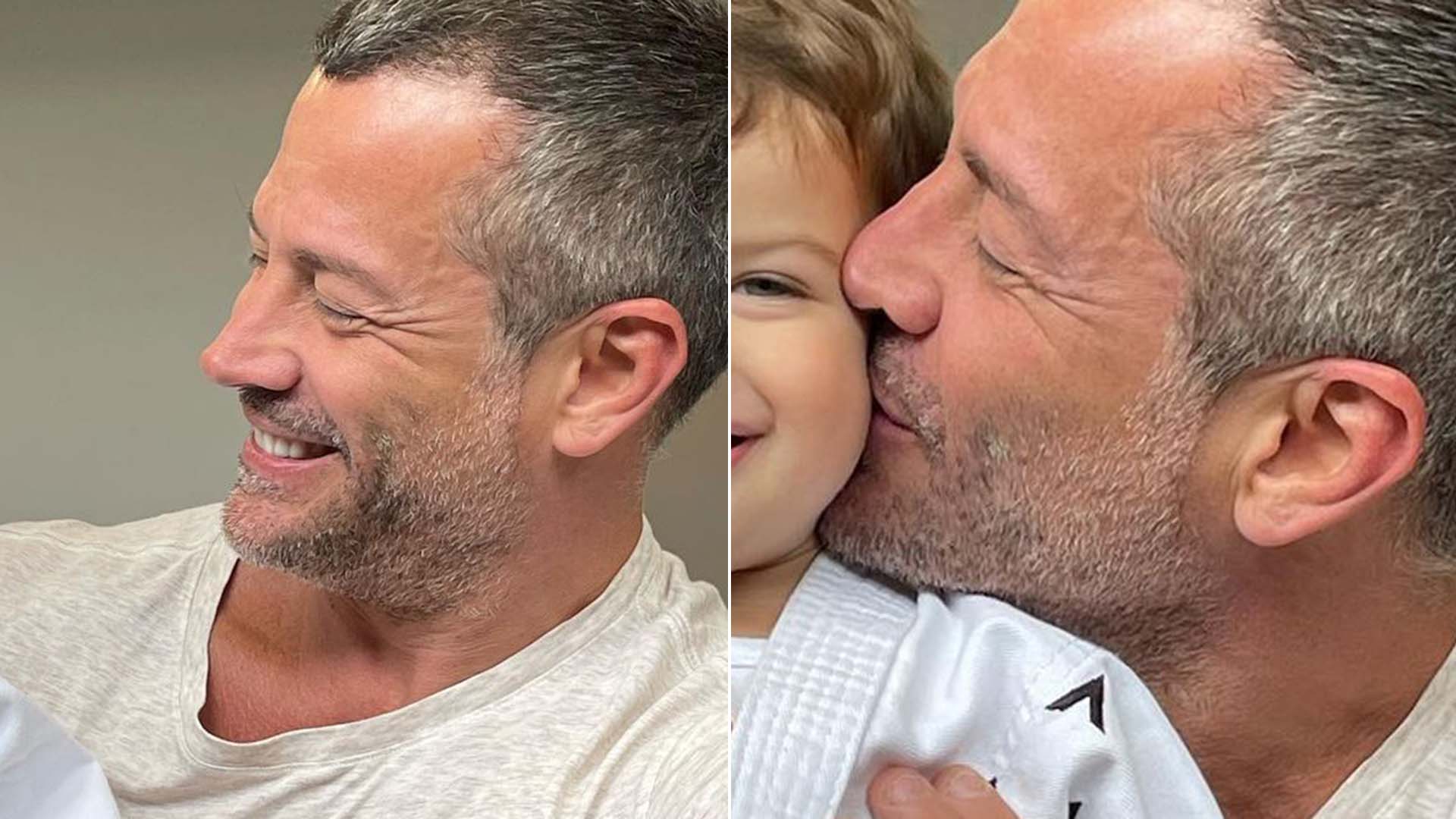 Filho caçula de Malvino Salvador rouba a cena em novas fotos