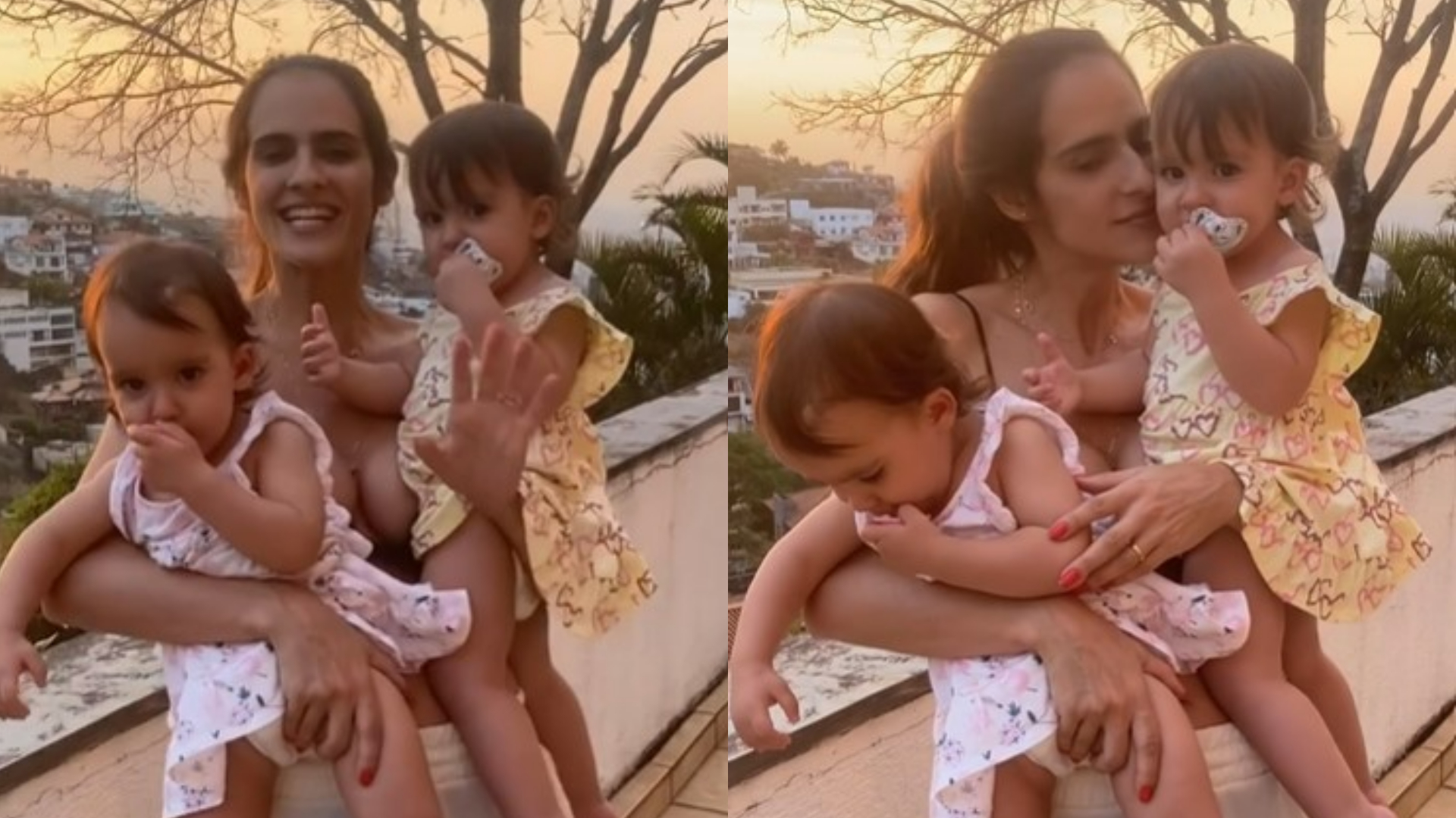 Marcella Fogaça leva as filhas gêmeas para conhecer a casa onde cresceu: ”A mágica das raízes”