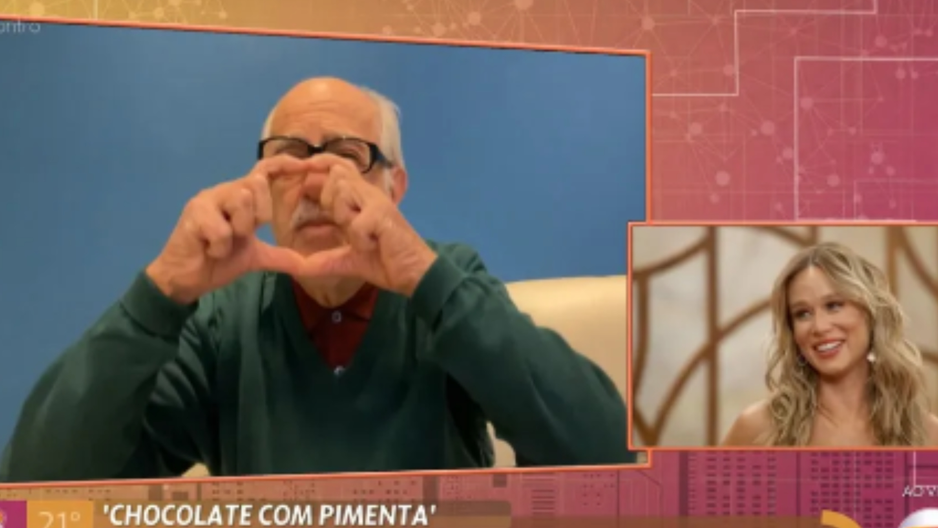 Mariana Ximenes se emociona com recado de ator de ‘Chocolate com Pimenta’