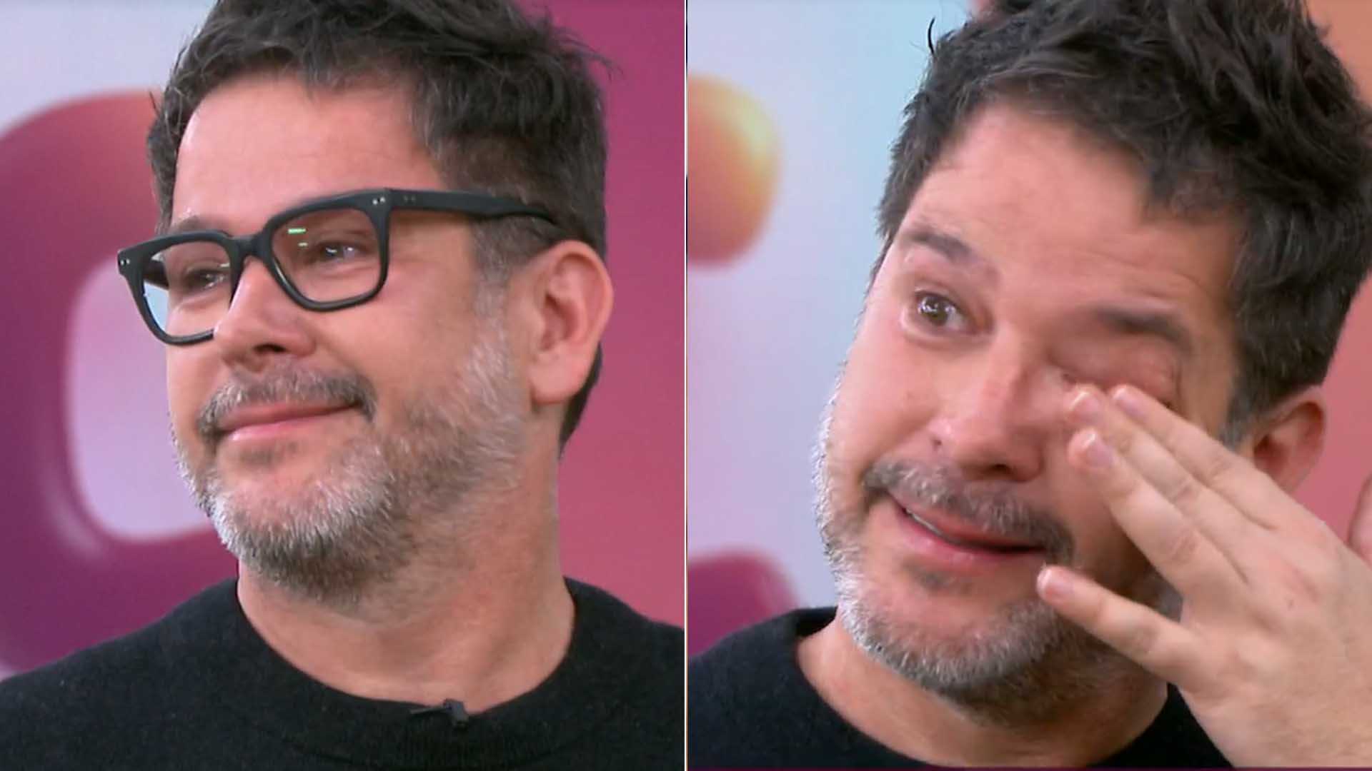 Murilo Benício não segura as lágrimas na TV com depoimento de Isabel Teixeira