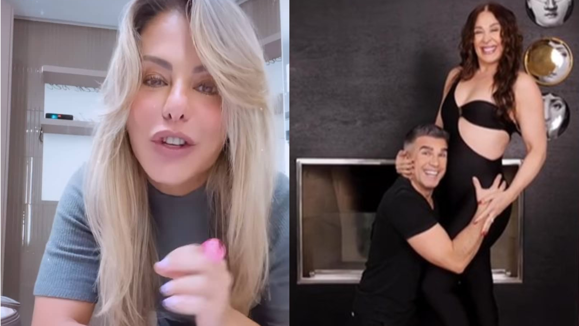 Aos 45 anos, Poliana Rocha reage à gravidez de Claudia Raia: ”Animei”