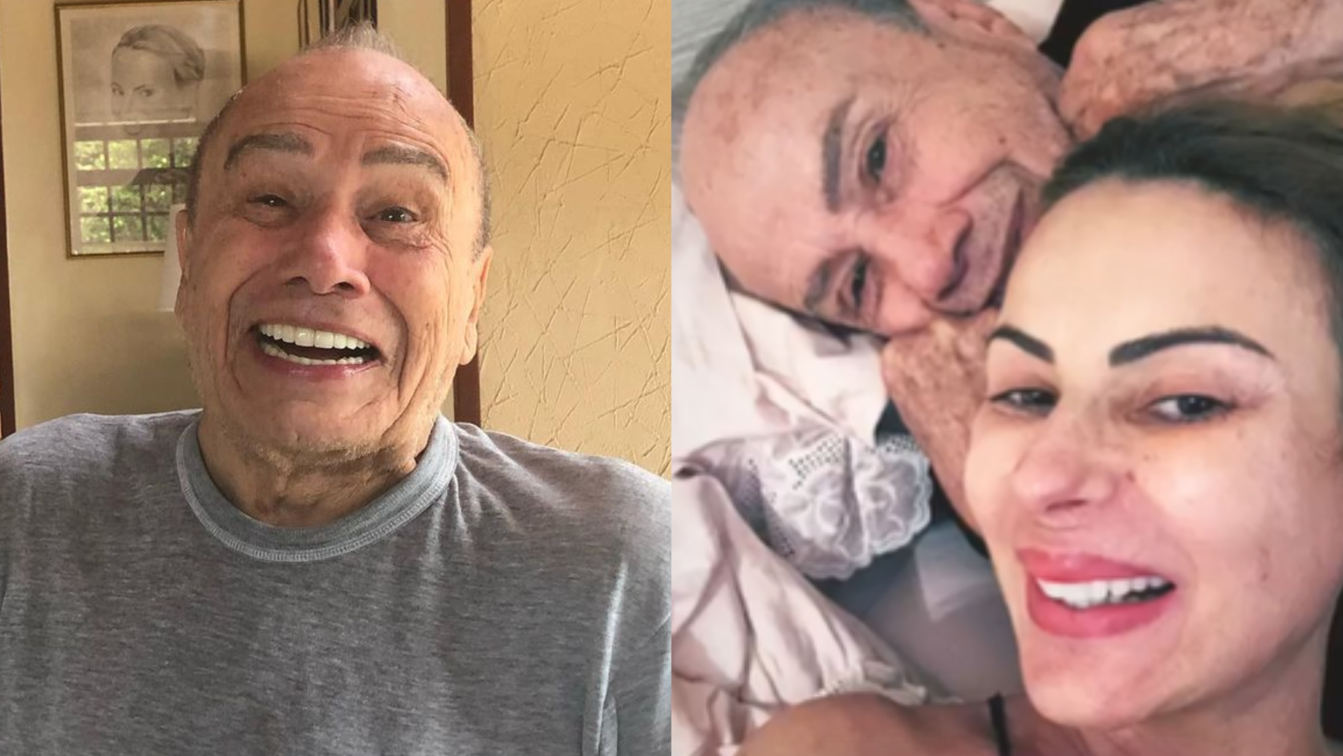Com covid-19, Stenio Garcia agradece carinho ao posar com a esposa: ”Esse vírus é terrível”