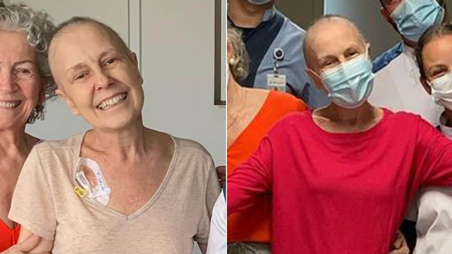 Susana Naspolini recebe alta após uma semana internada