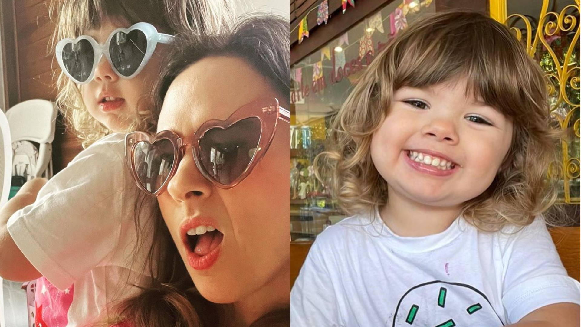 Tata Werneck publica foto criança e web comenta semelhança com a filha: ”Clara Maria todinha!”