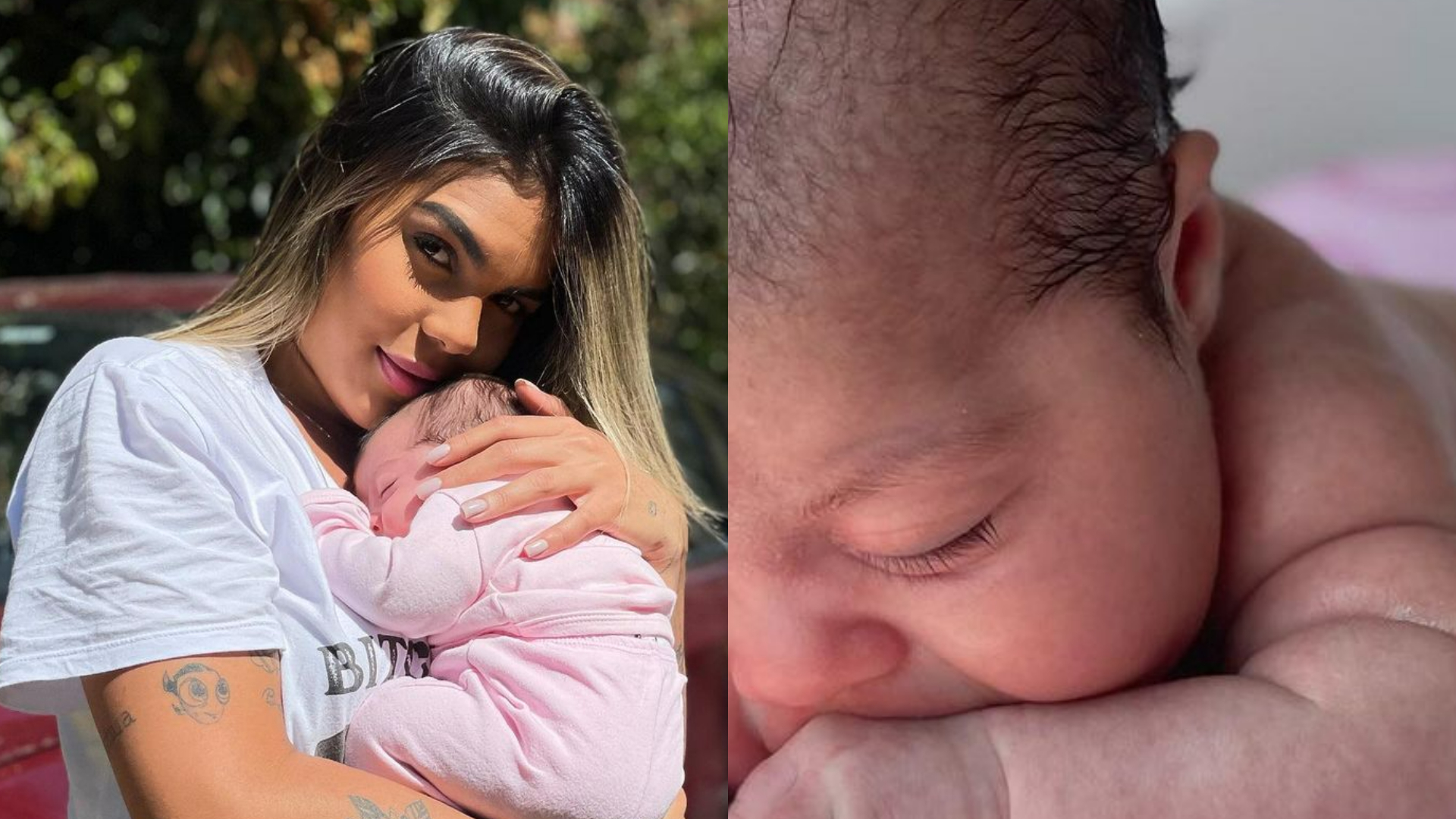 Tays Reis se derrete ao fazer fotos fofíssimas da filha tomando banho: ”Mãe ama!”