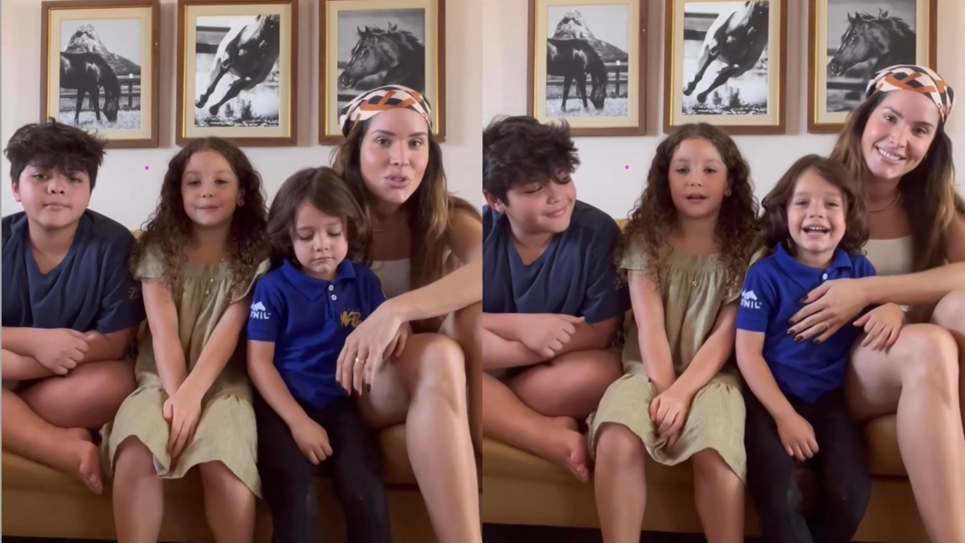 Thyane Dantas e filhos comemoram o aniversário de Wesley Safadão: ”Temos muito orgulho”