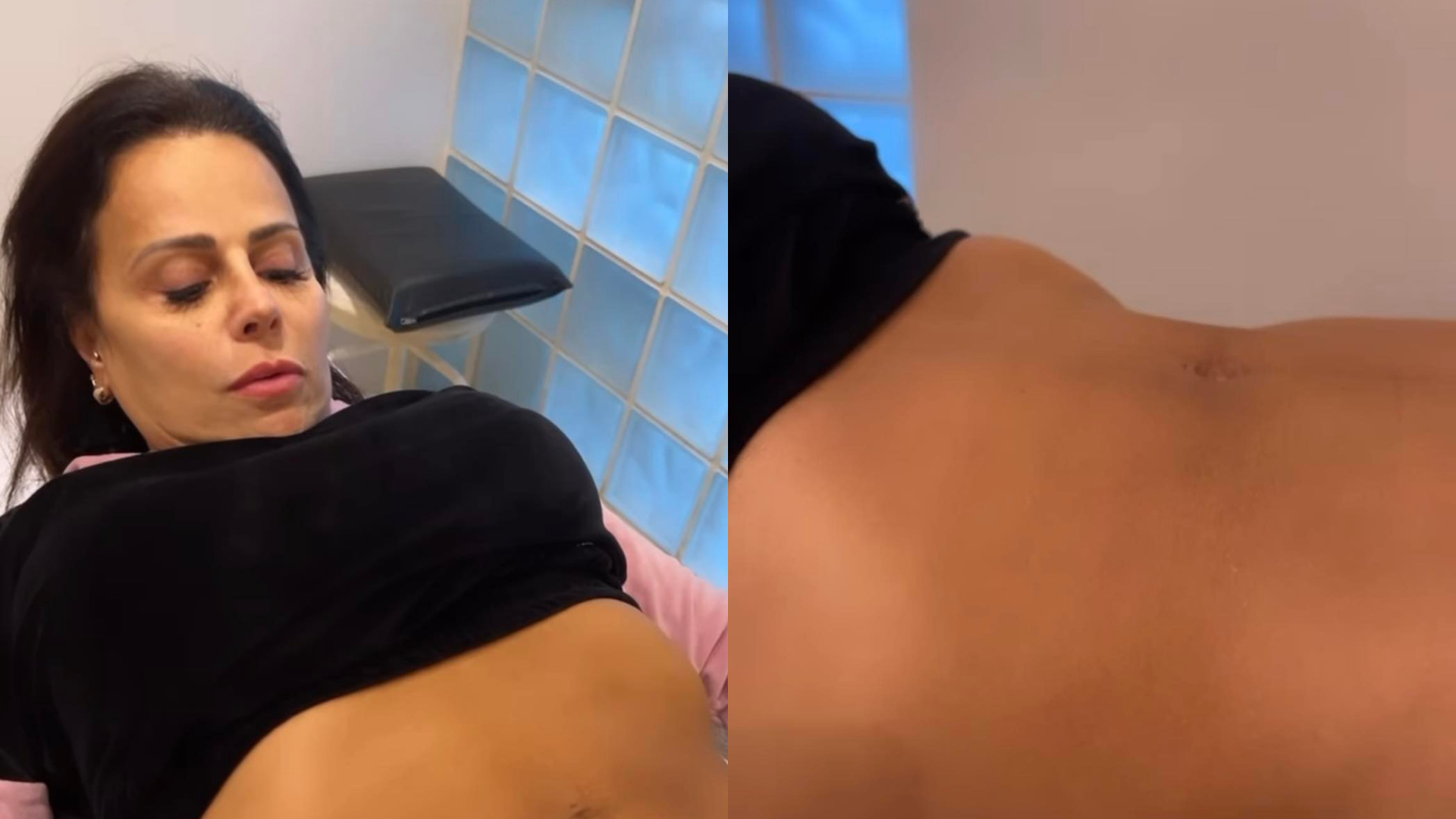 Viviane Araujo mostra barriga 23 dias após o parto de Joaquim