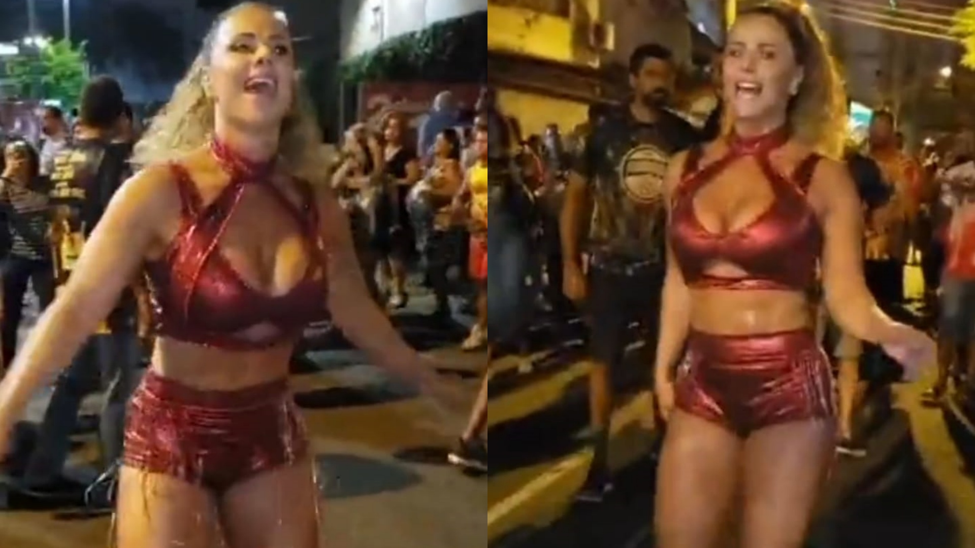 Viviane Araújo relembra ensaio de Carnaval e avisa: “Mamãe já volta”