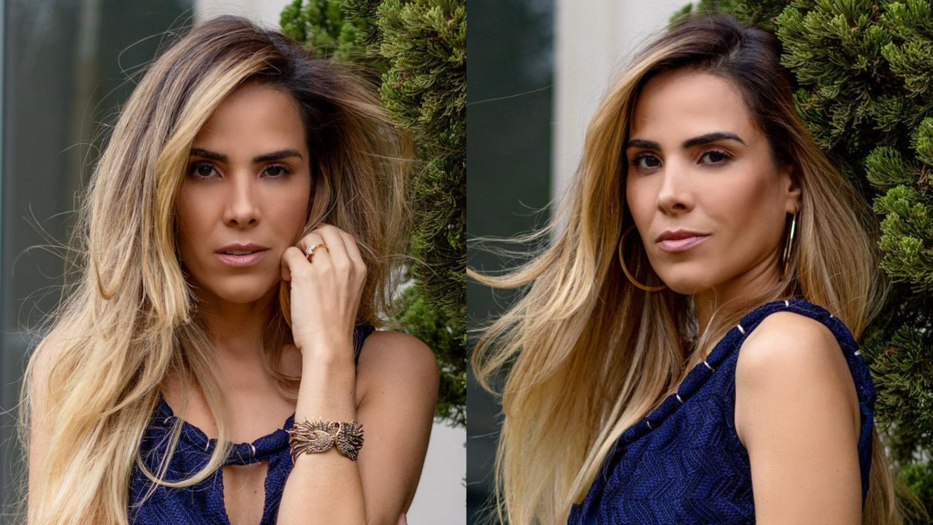 Fazendo carão, Wanessa Camargo encanta ao surgir de vestidinho azul: ”Cada dia mais jovem”