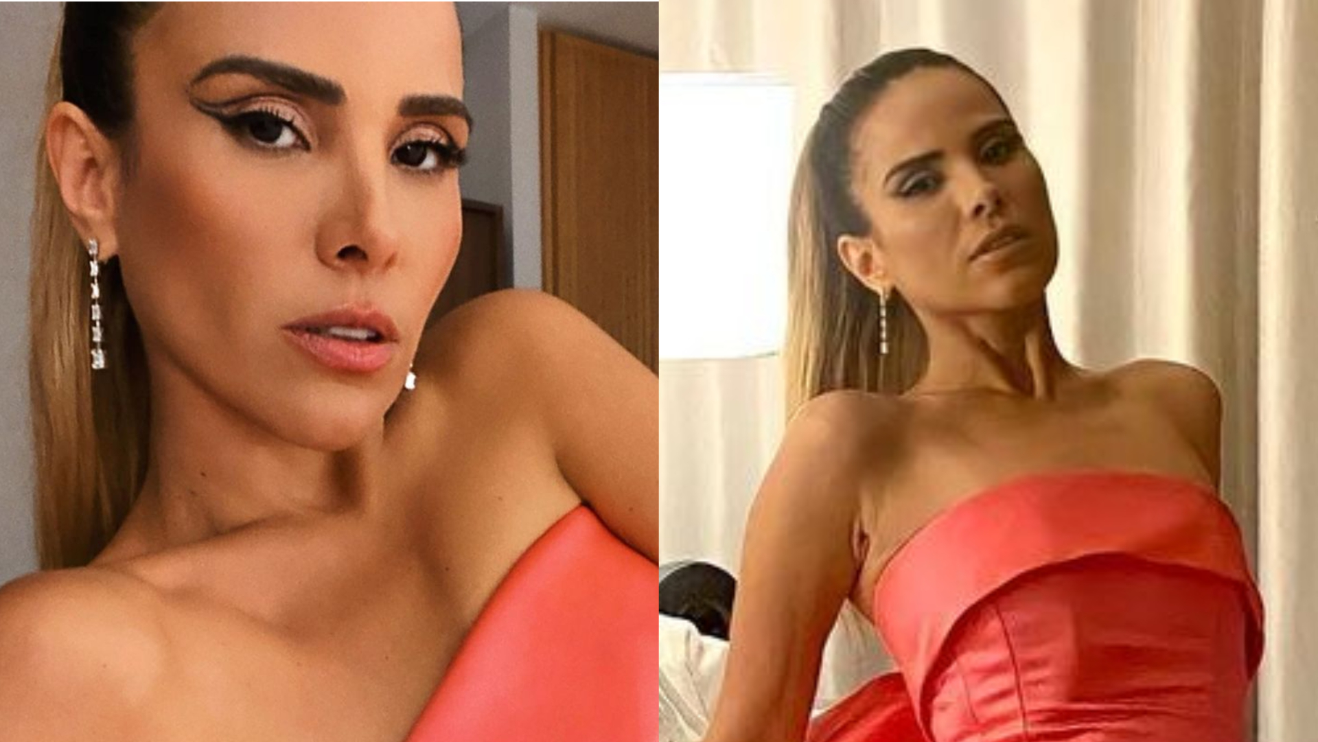 De vestido curtíssimo, Wanessa Camargo impressiona web ao posar em selfie na cama: ”Poderosa”