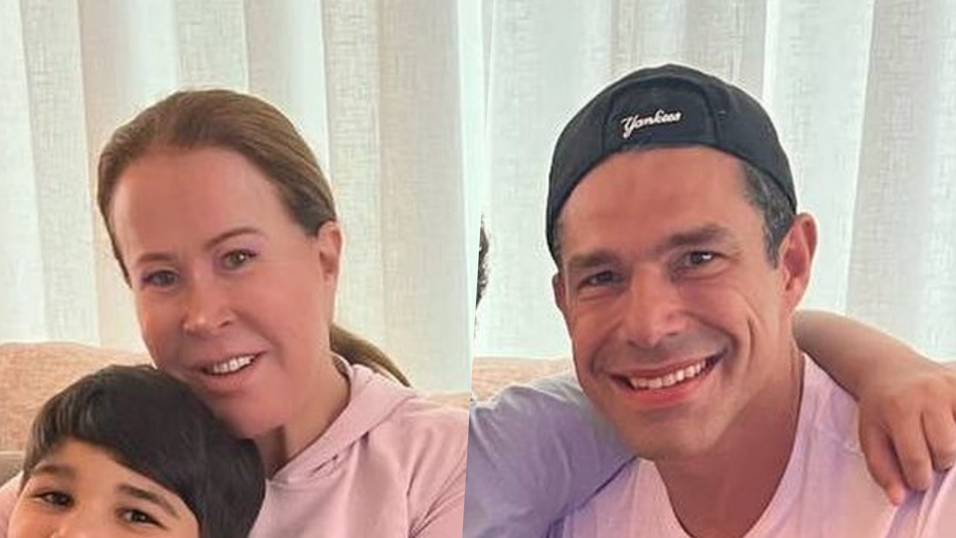 Zilu Godoi posa com ex-marido de Wanessa Camargo e os netos: ”Amores”