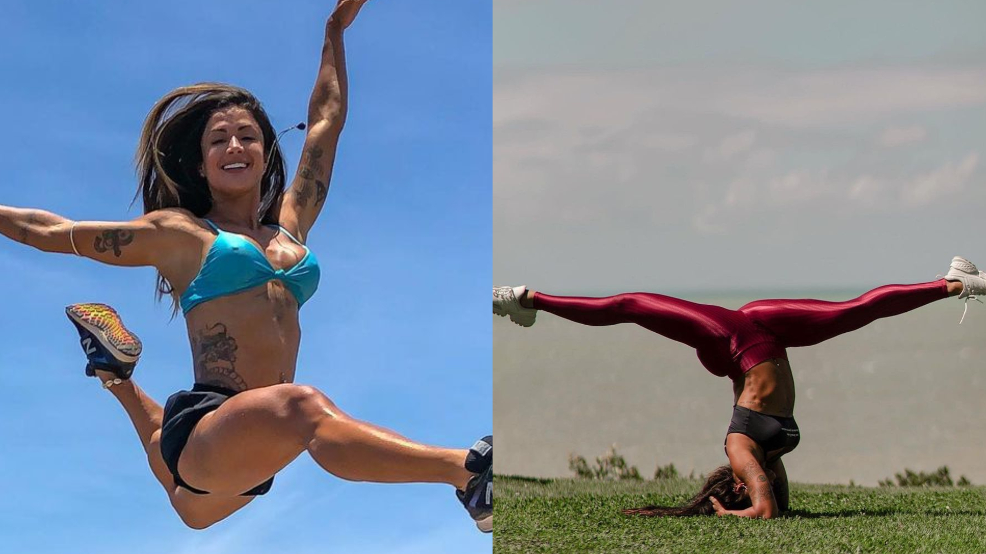 Aline Campos deixa web babando com poses de alongamento: ”O corpo mais bonito”