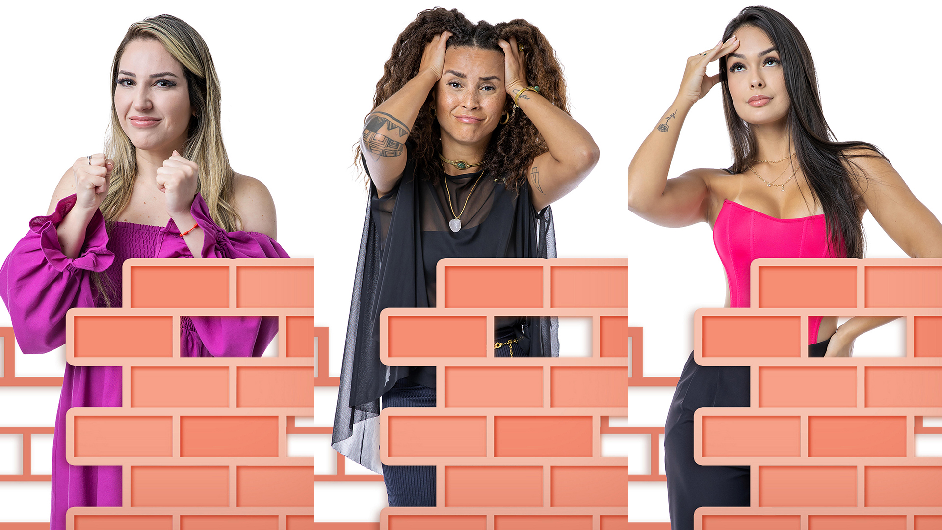 BBB 23: Amanda, Domitila e Larissa disputam o 16º paredão