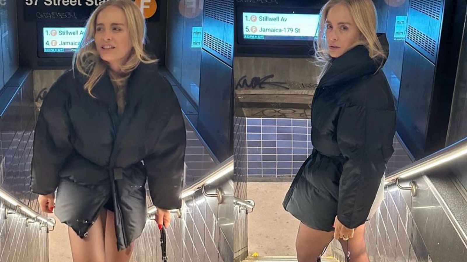 Em Nova York, Angelica coloca os pernões para jogo com look estiloso