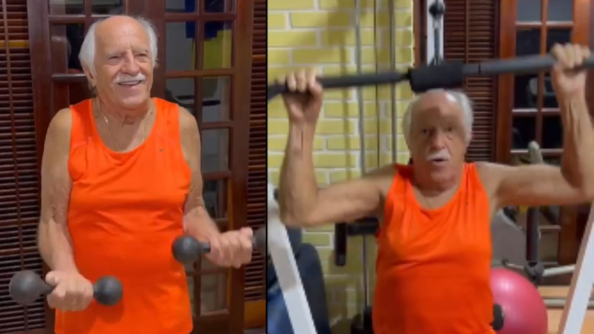 Ary Fontoura diverte fãs ao ensinar truque para perder barriga: “Simbora gente!”