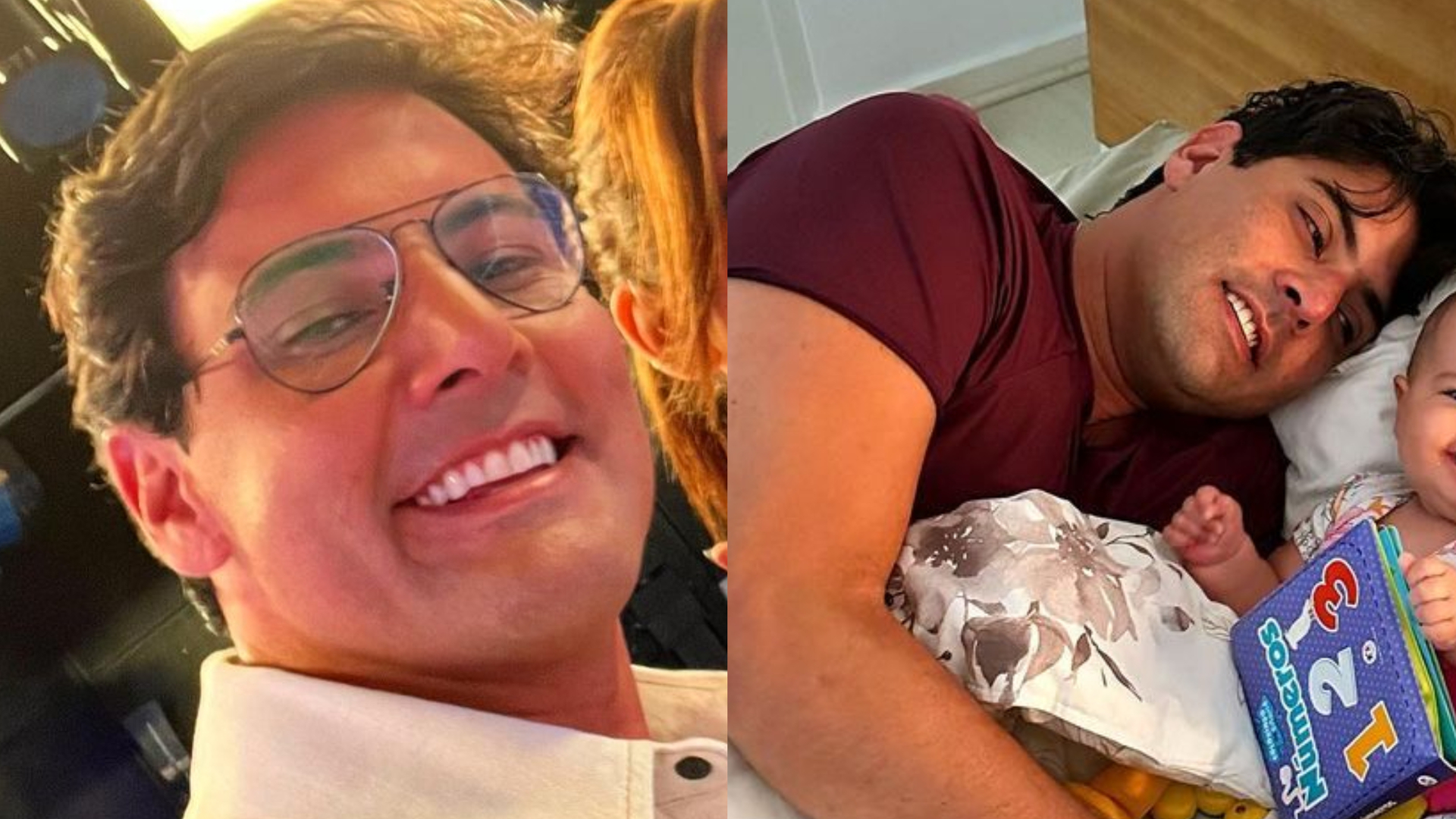 Filha de Bruno de Luca esbanja fofura ao posar sorridente: ”Minhas manhãs nunca mais foram as mesmas”