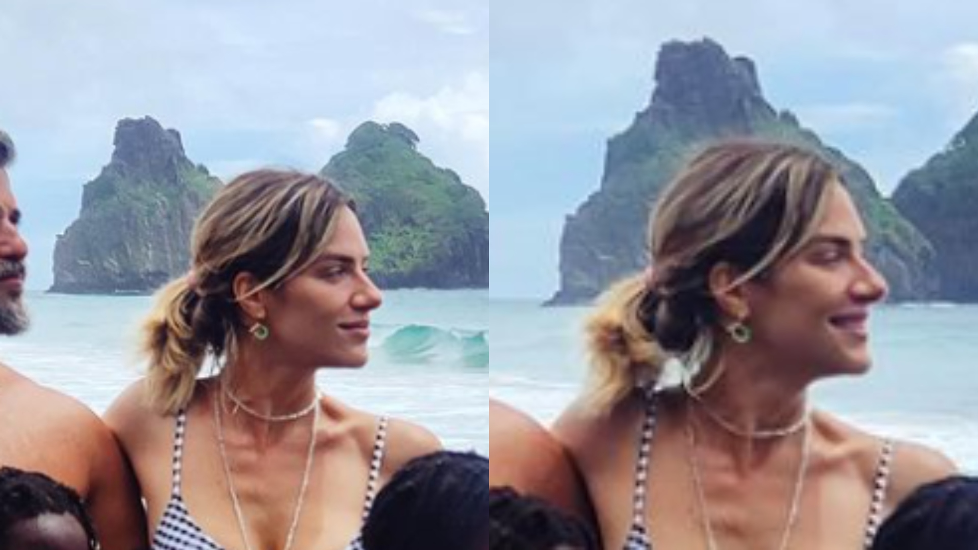 Giovanna Ewbank encanta seguidores ao mostrar família reunida pela primeira vez em Noronha