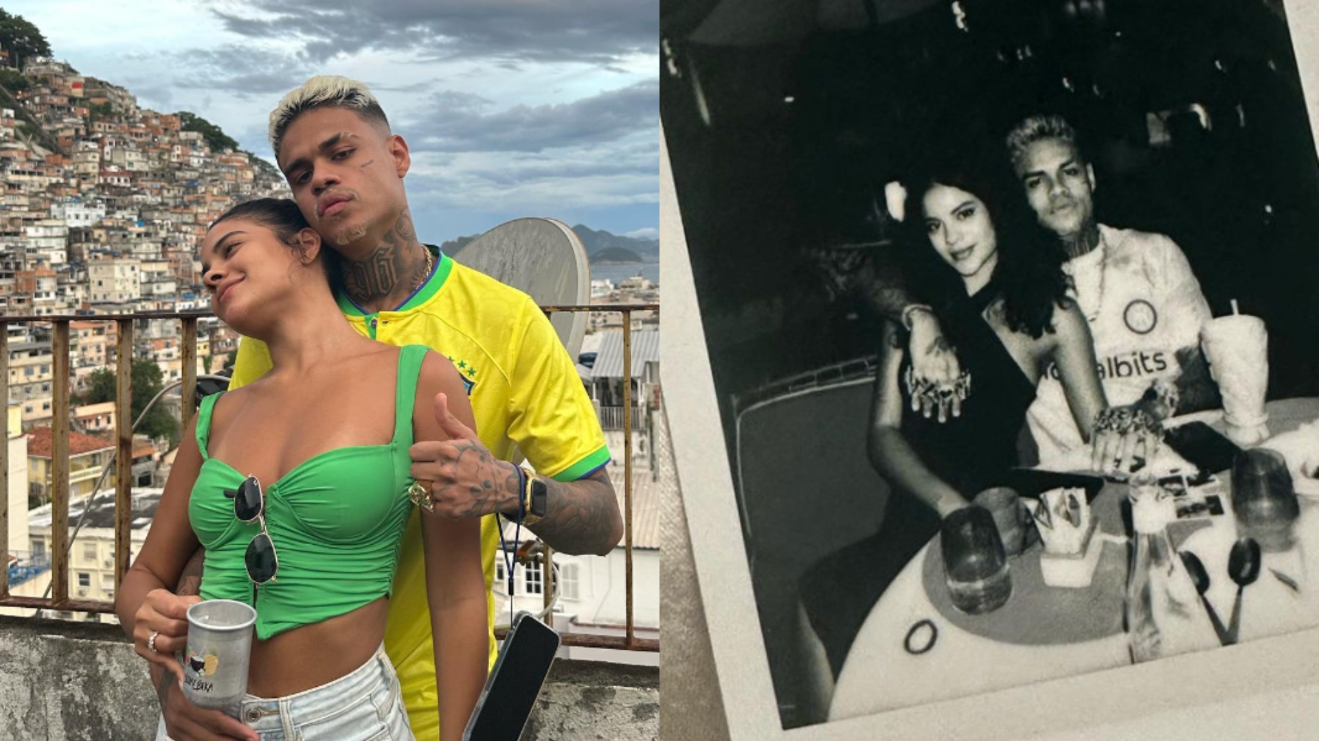MC Cabelinho tatua nome de Bella Campos; veja