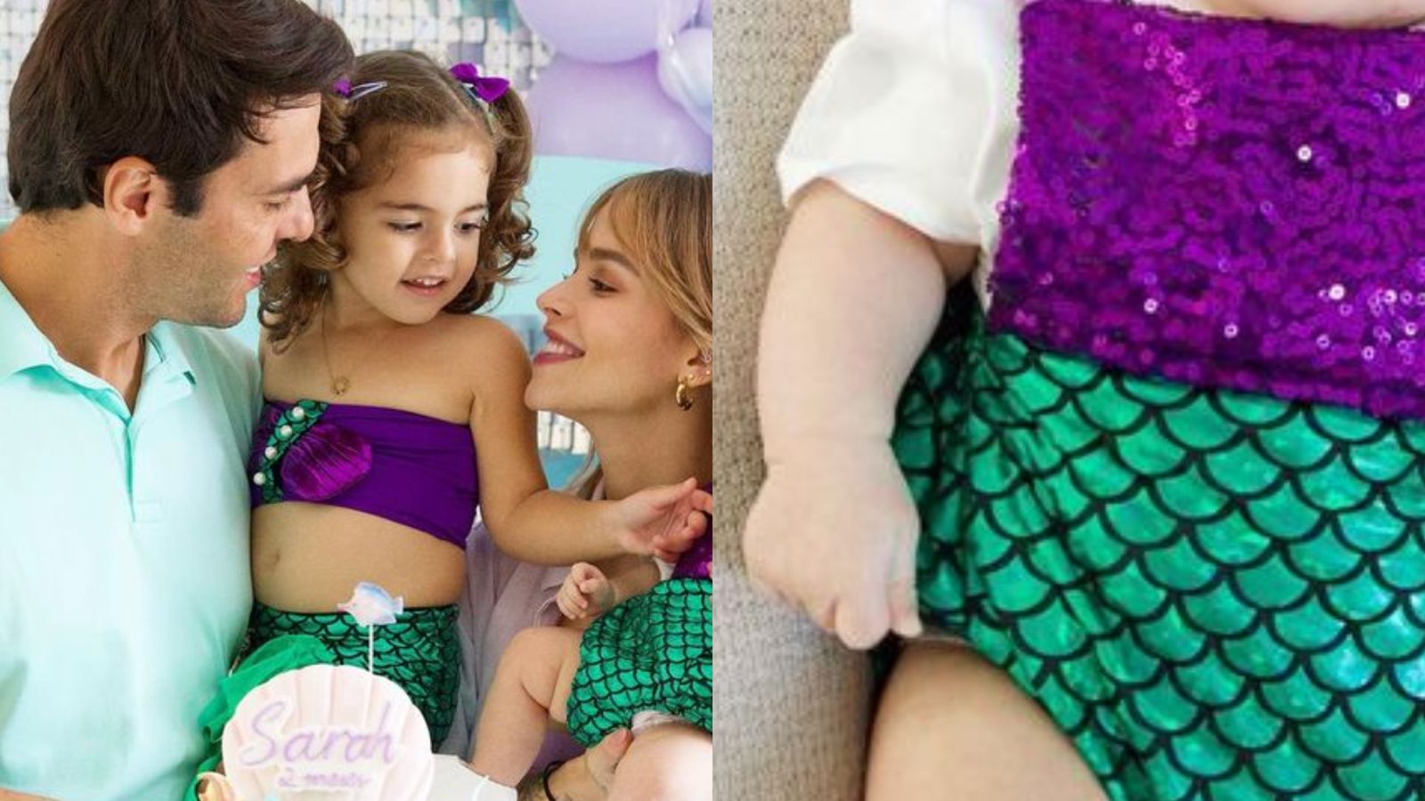 Carol Dias e Kaká celebram dois meses da filha caçula com festa luxuosa