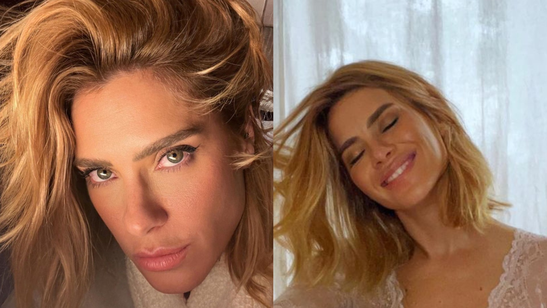 De lingerie de renda, Carolina Dieckmann esbanja beleza na web: ”Que abuso de mulher”