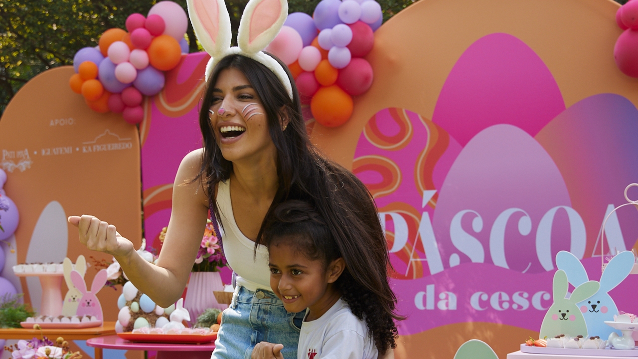 Cesca Civita recebe em sua casa evento beneficente e celebra Páscoa; veja fotos