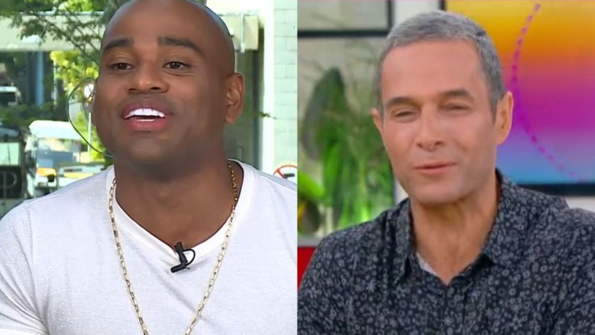 Cezar Black faz pedido cara de pau ao vivo e impressiona apresentador do ‘Mais Você’
