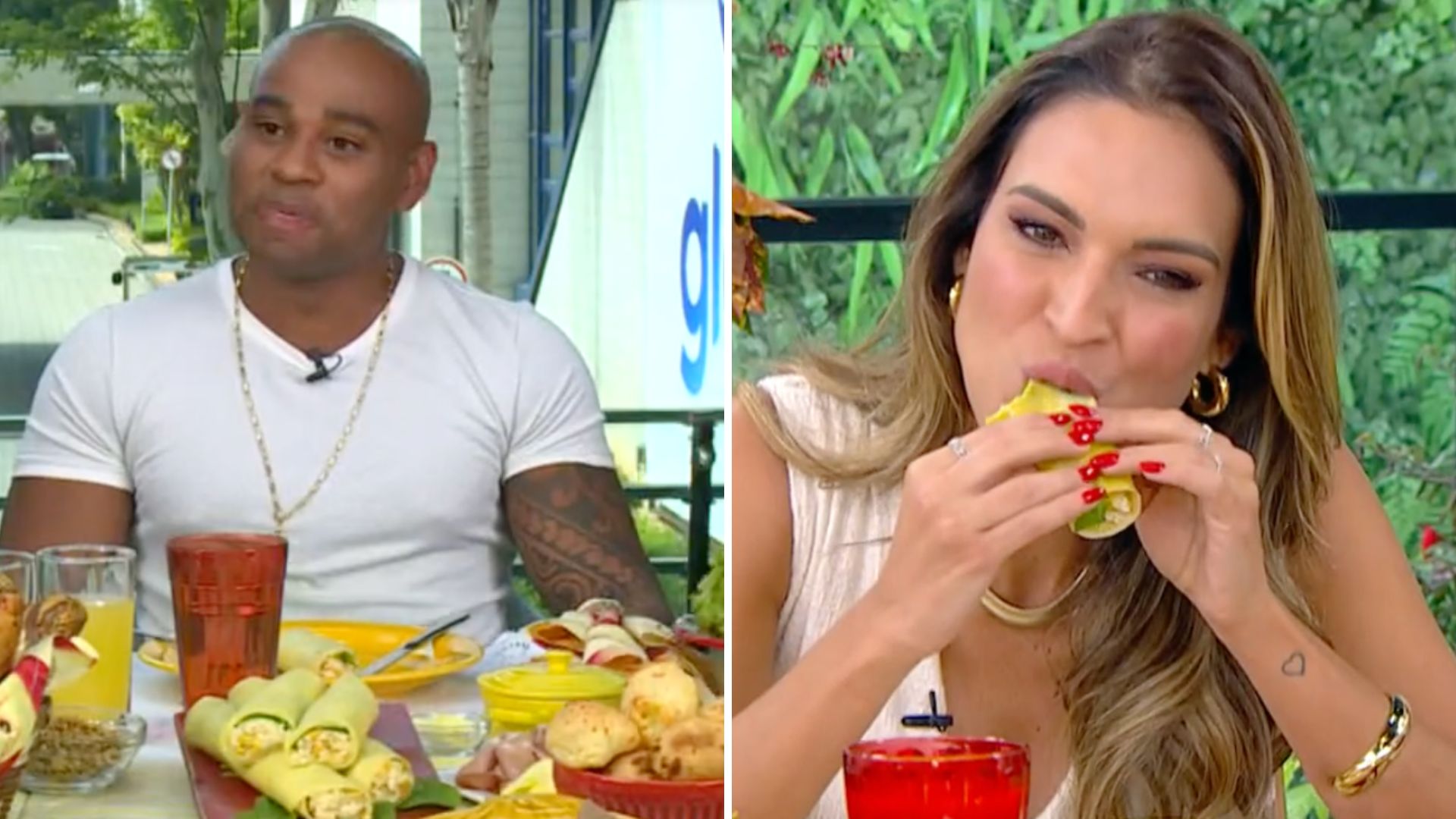 No ‘Mais Você’, Cézar se recusa a comer prato servido pela produção: “Indigesto”