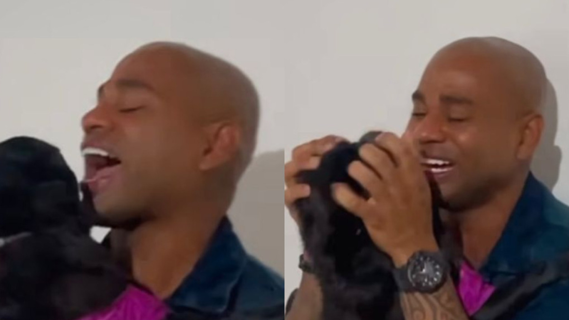BBB 23: Após ser eliminado, Cezar Black encanta seguidores ao se reencontrar com seu pet