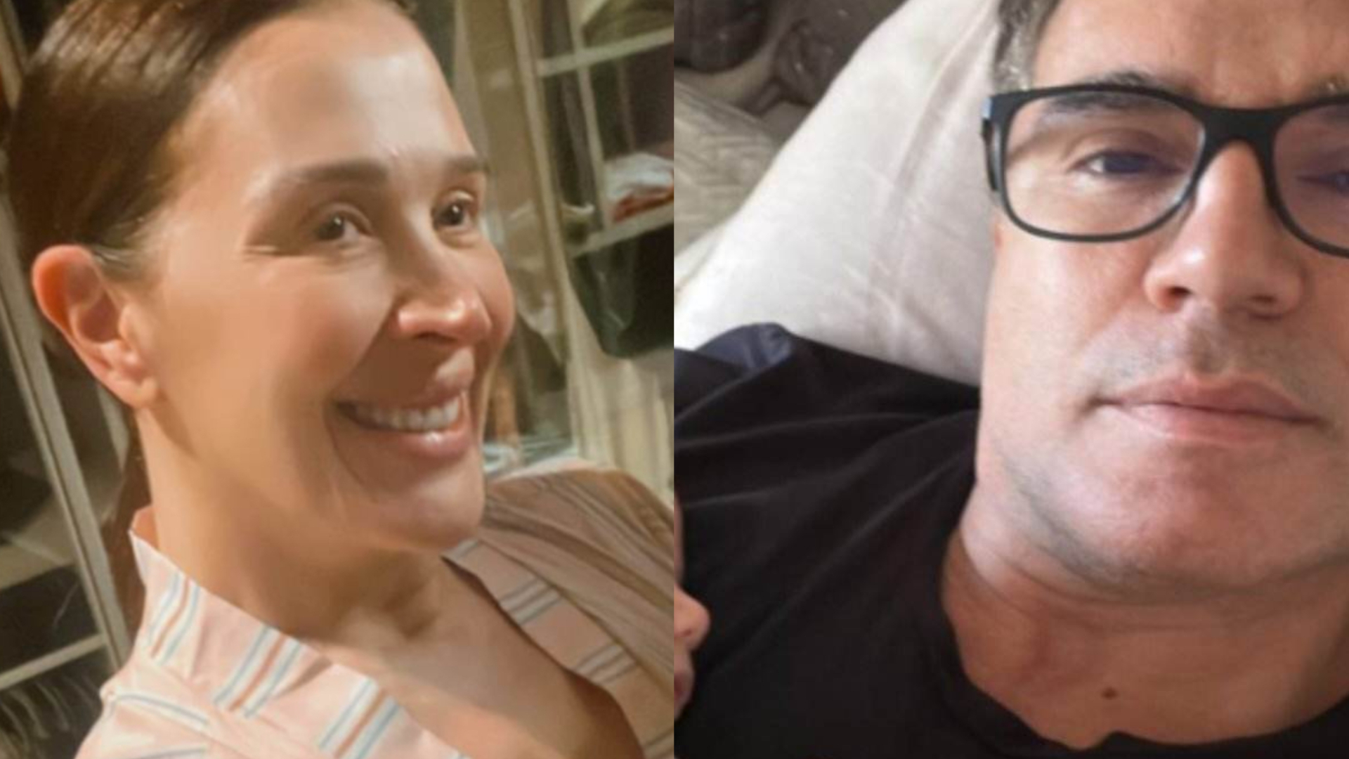 Claudia Raia baba ao mostrar nova foto do filho dormindo com o pai: ”Meus gatos”