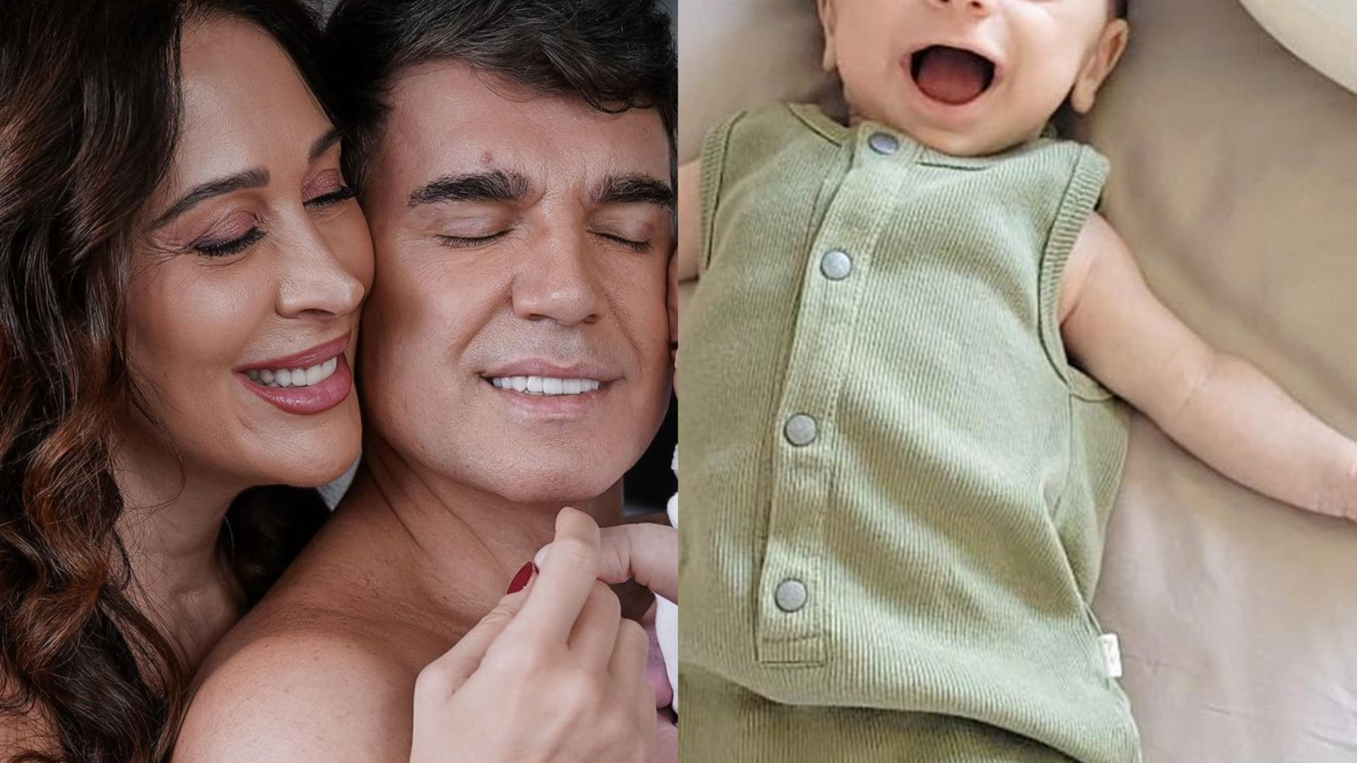 Claudia Raia mostra Luca sorrindo e choca: ”Pariu seu marido”