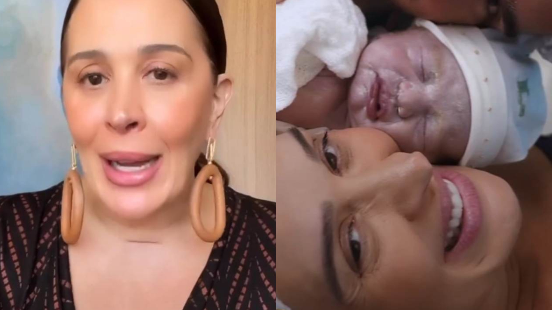 Claudia Raia surpreende com detalhes de seu parto: ”Senti uma dor”