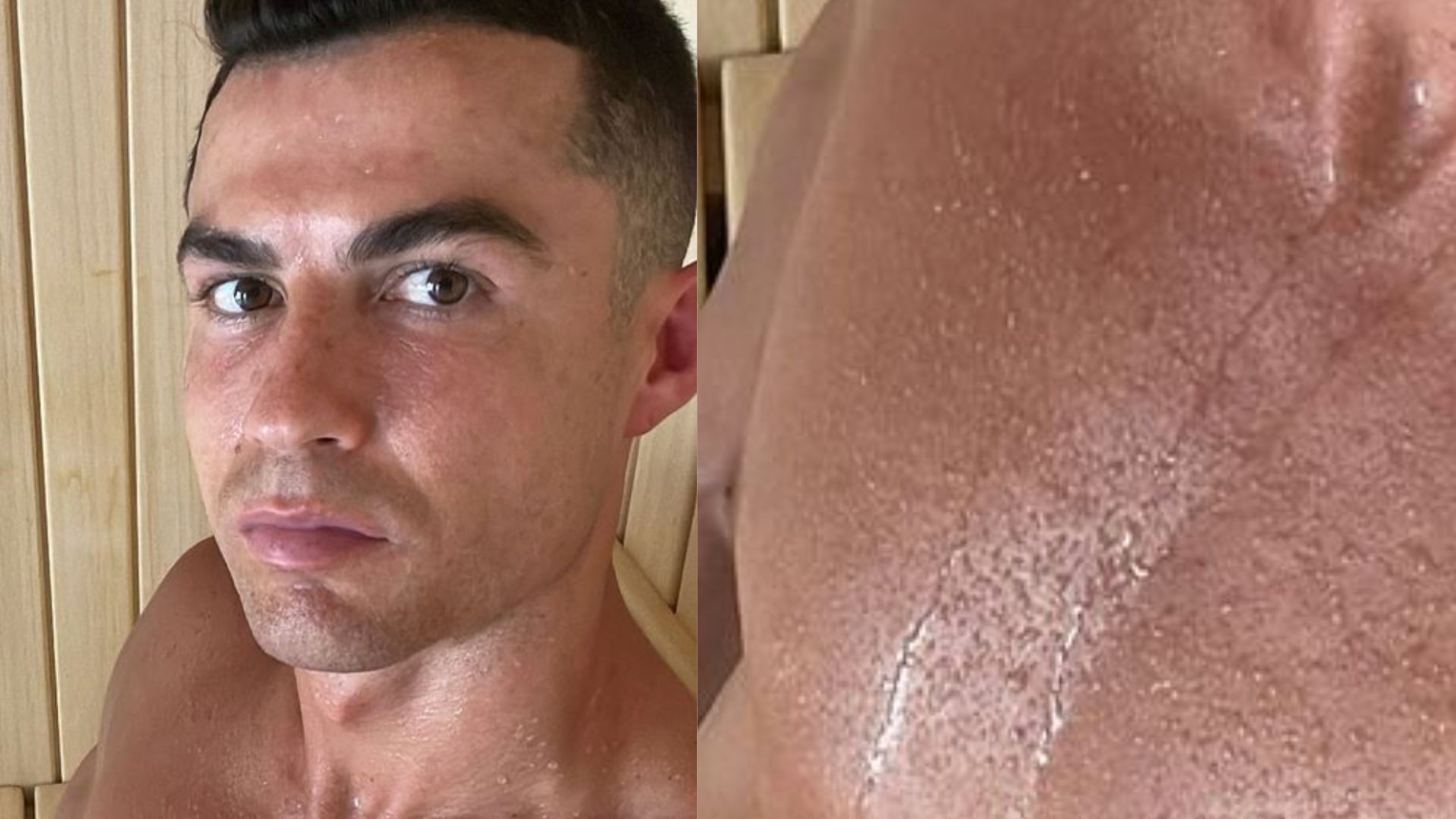 Cristiano Ronaldo eleva temperatura da web ao posar só de sunga